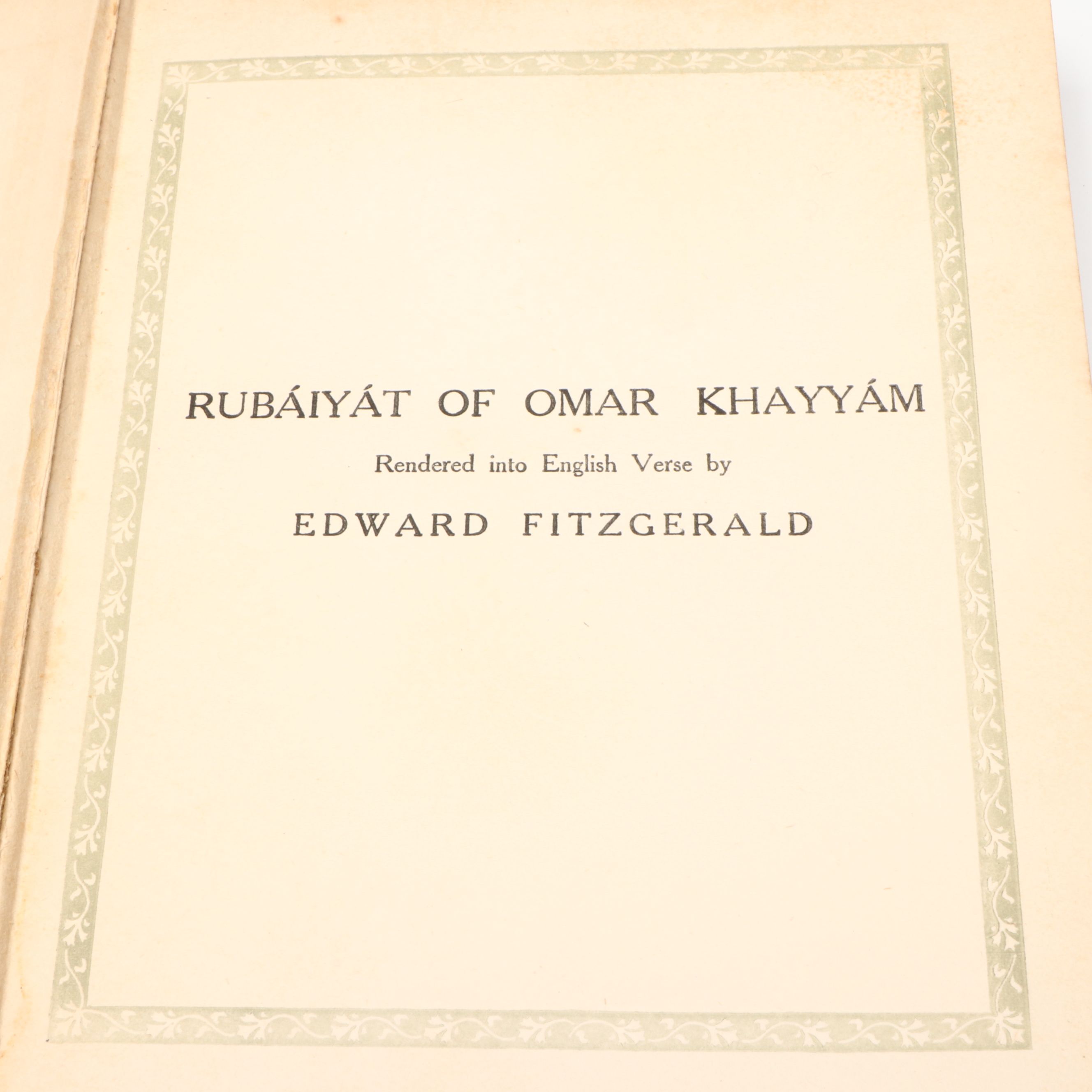 Edmund Dulac Illustrated "The Rubáiyát of Omar Khayyám," Early 20th Century