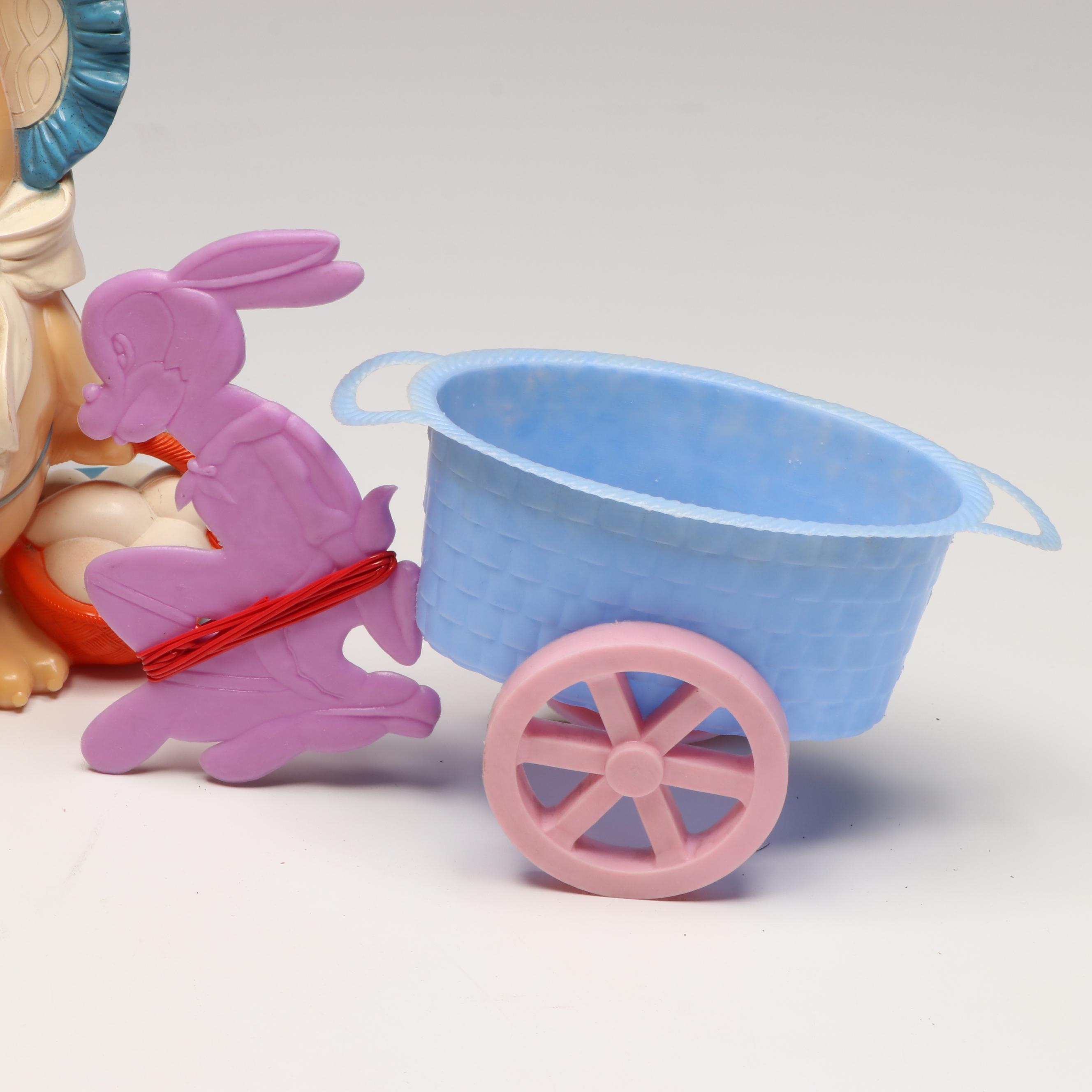 Knickerbocker and Rosbro Plastic Easter Piggy Bank, Candy Holders and More