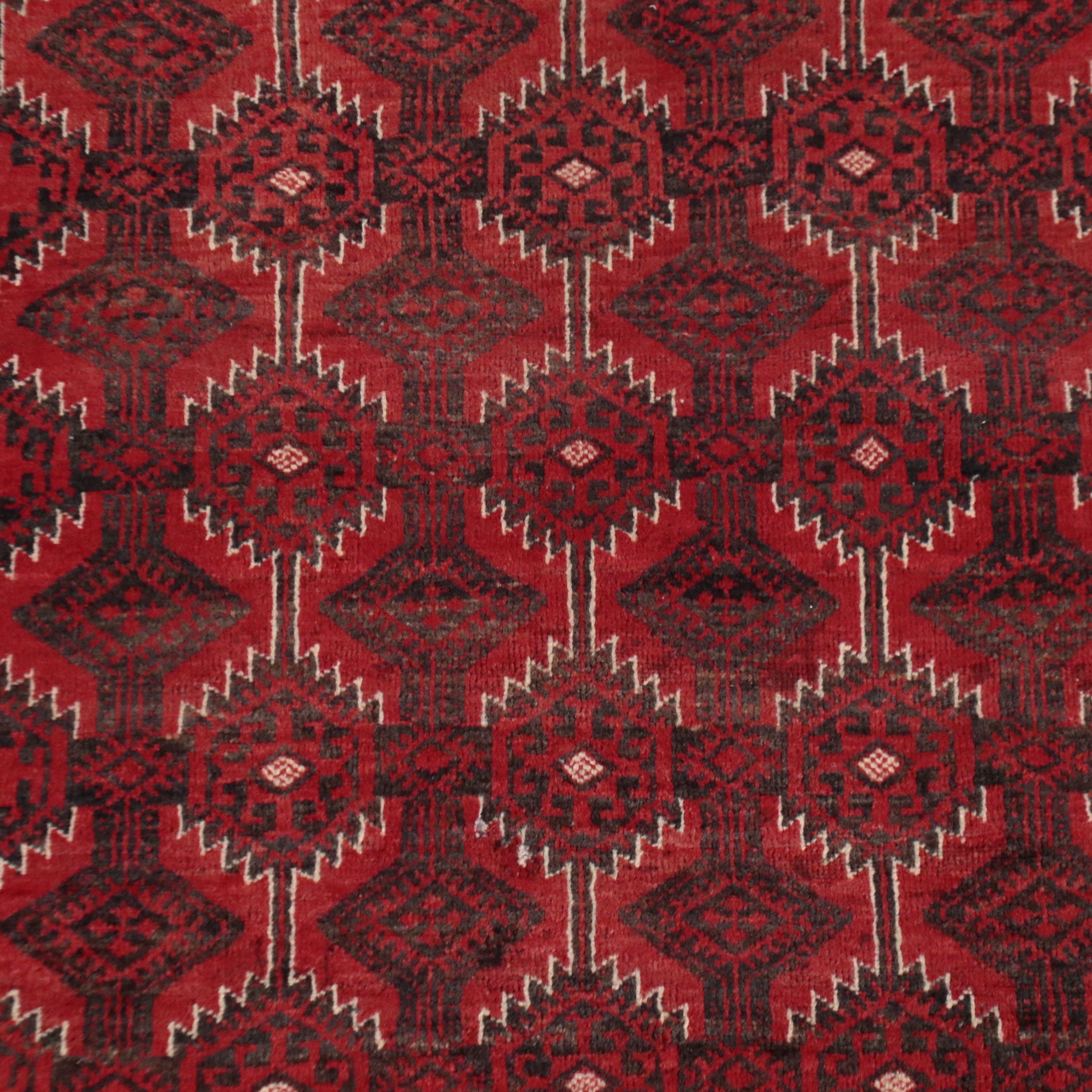 3'5 x 6'8 Hand-Knotted Afghan Baluch Area Rug