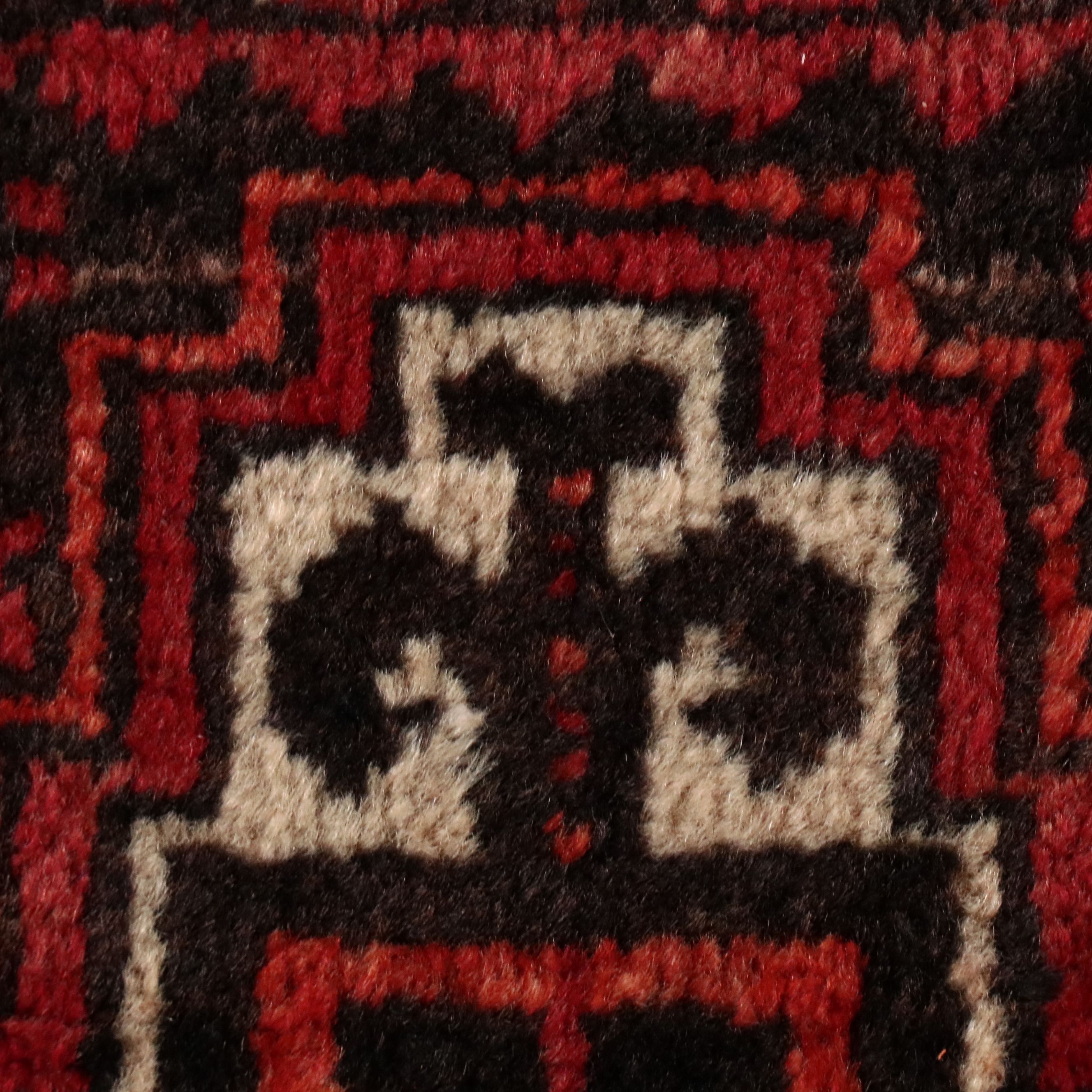 3'5 x 6'8 Hand-Knotted Afghan Baluch Area Rug