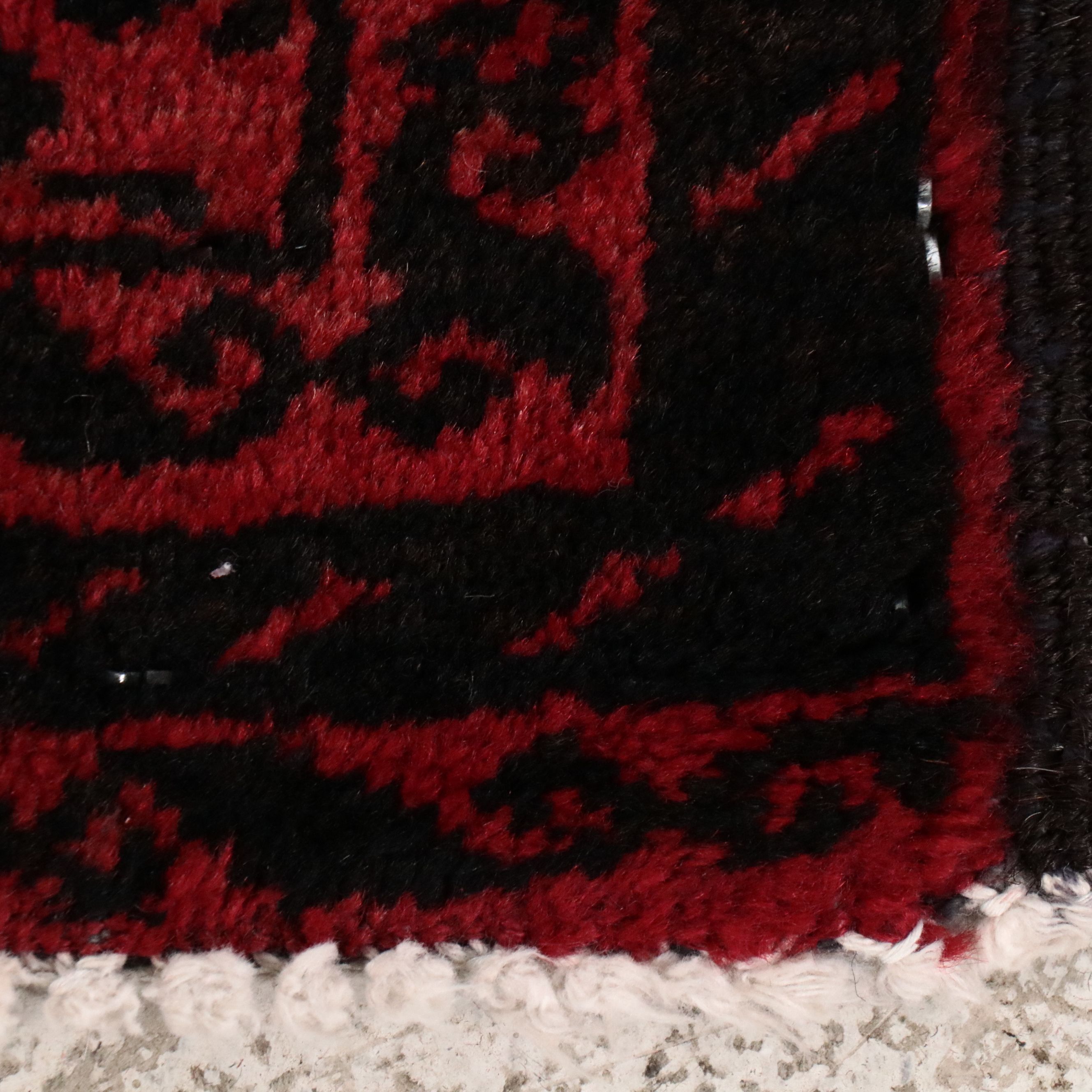 3'5 x 6'8 Hand-Knotted Afghan Baluch Area Rug
