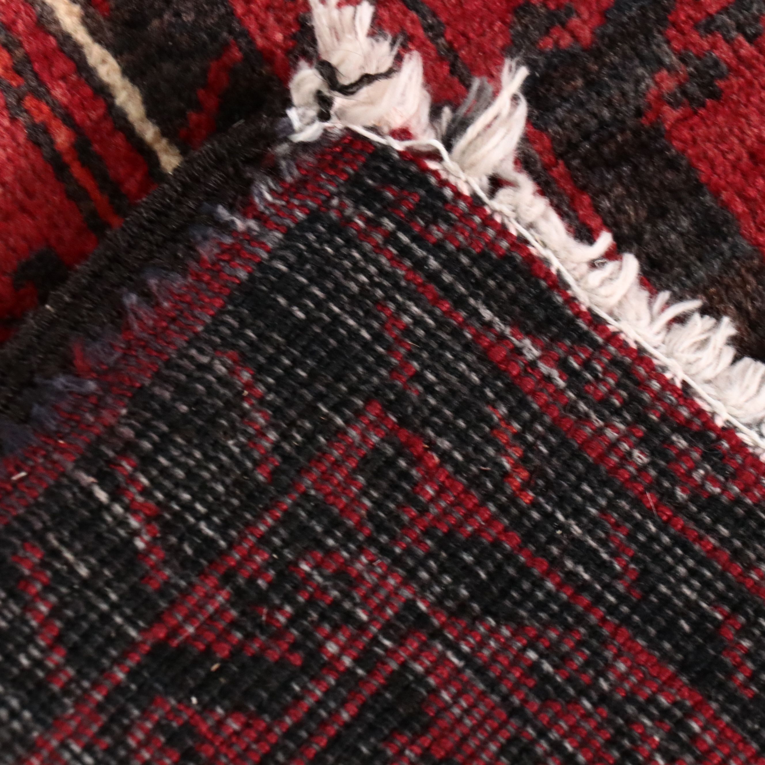 3'5 x 6'8 Hand-Knotted Afghan Baluch Area Rug