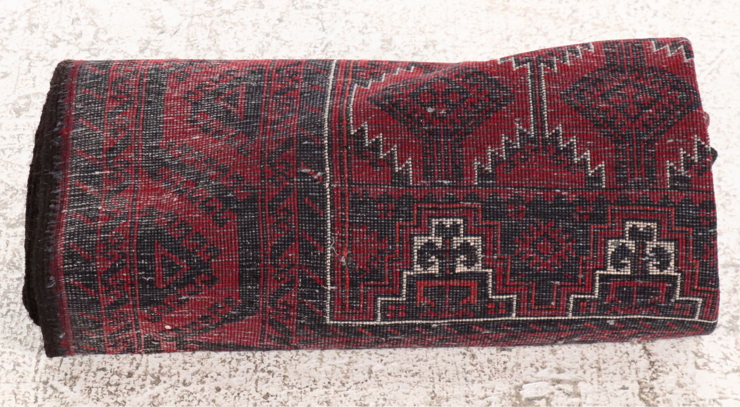 3'5 x 6'8 Hand-Knotted Afghan Baluch Area Rug