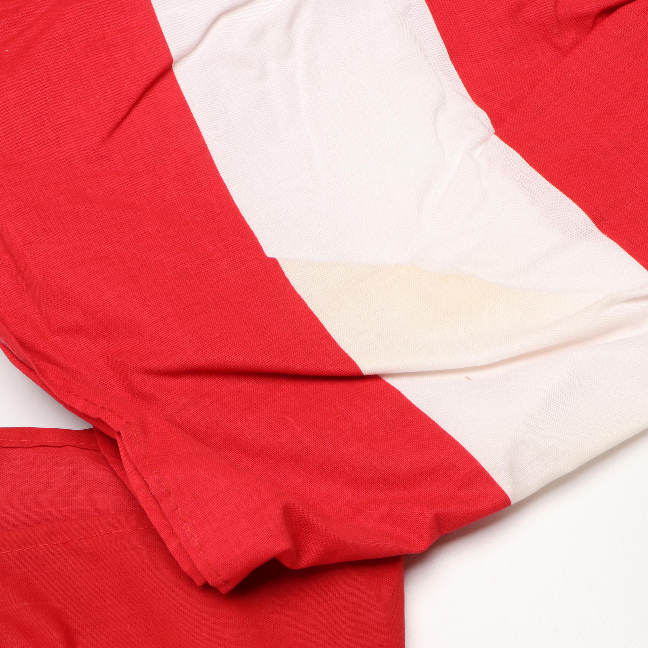 Fourth of July Polyester Bunting Flags with Hand Fans and American Flags