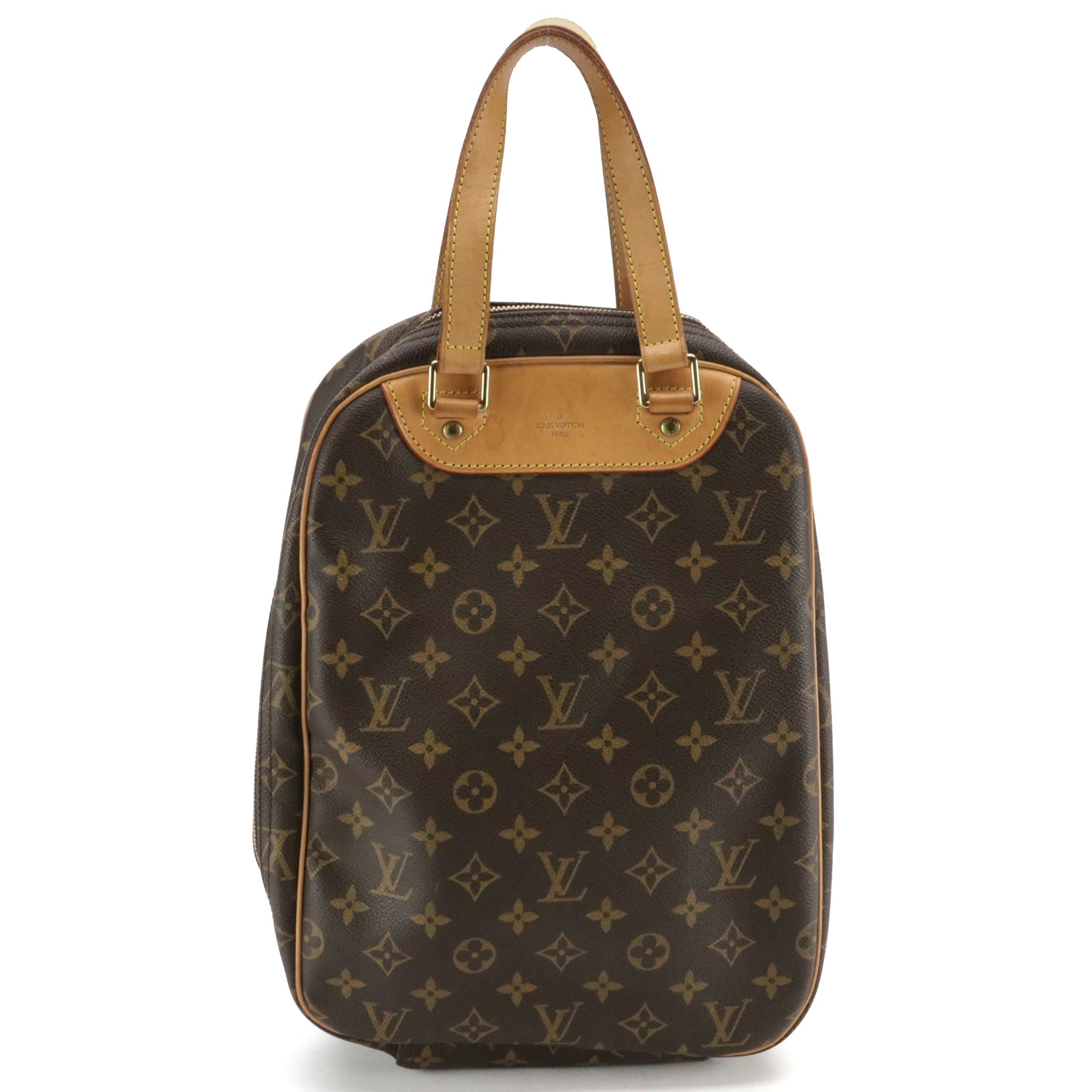 Louis Vuitton Excursion Shoe Bag in Monogram Canvas and Vachetta Leather