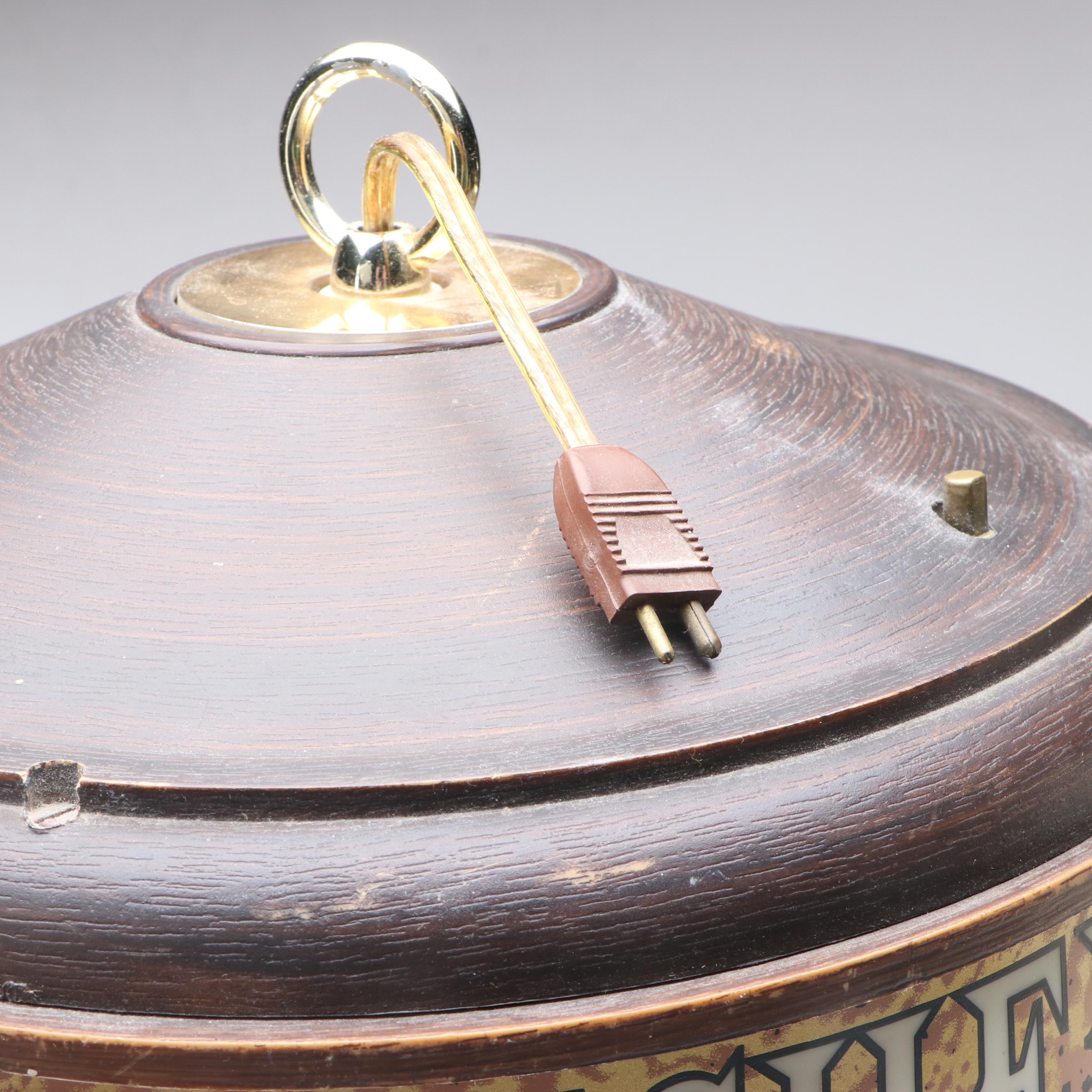 Michelob Beer Rotating Light-Up Vintage Advertisement Clock