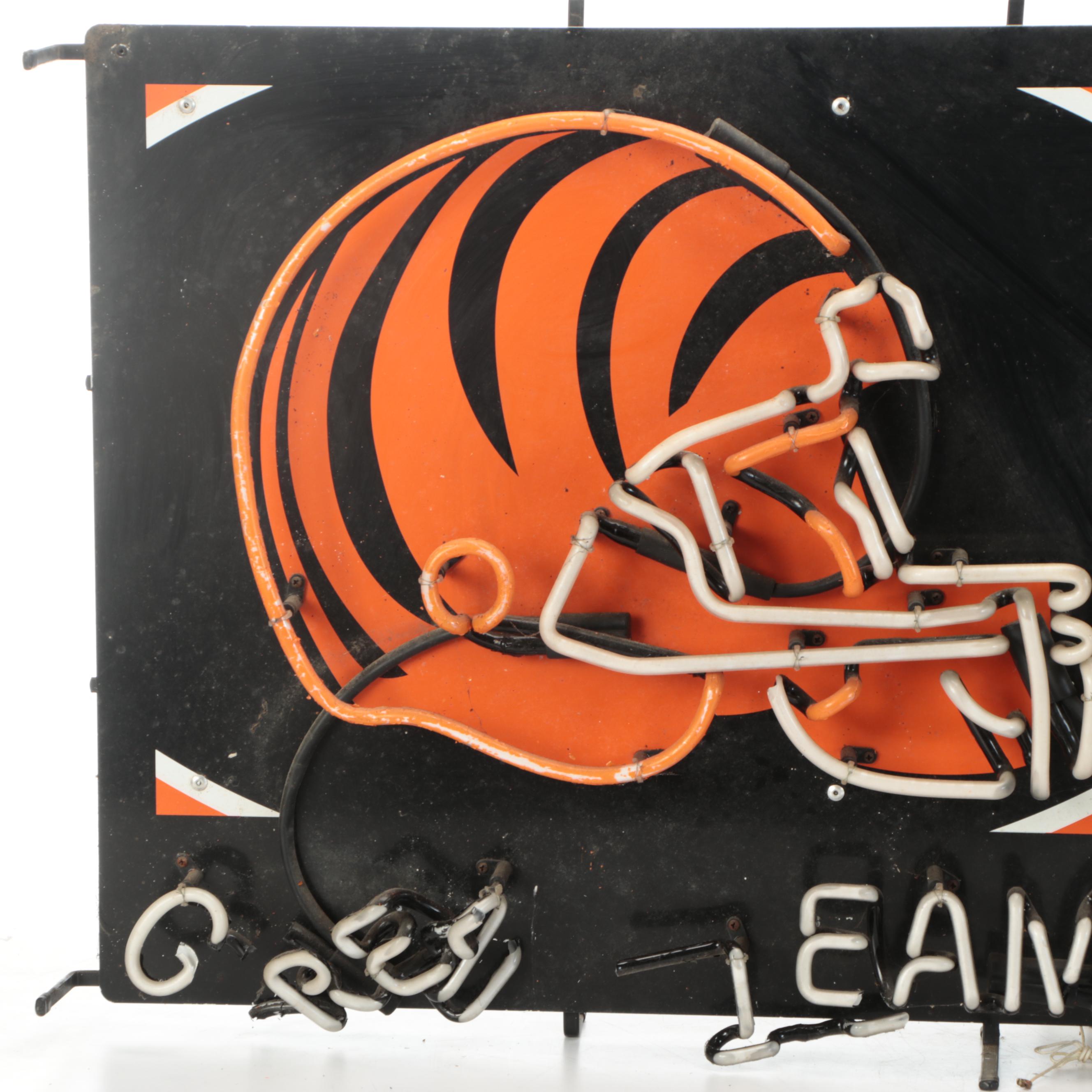 Miller Light Cincinnati Bengals Neon Sign, 2005