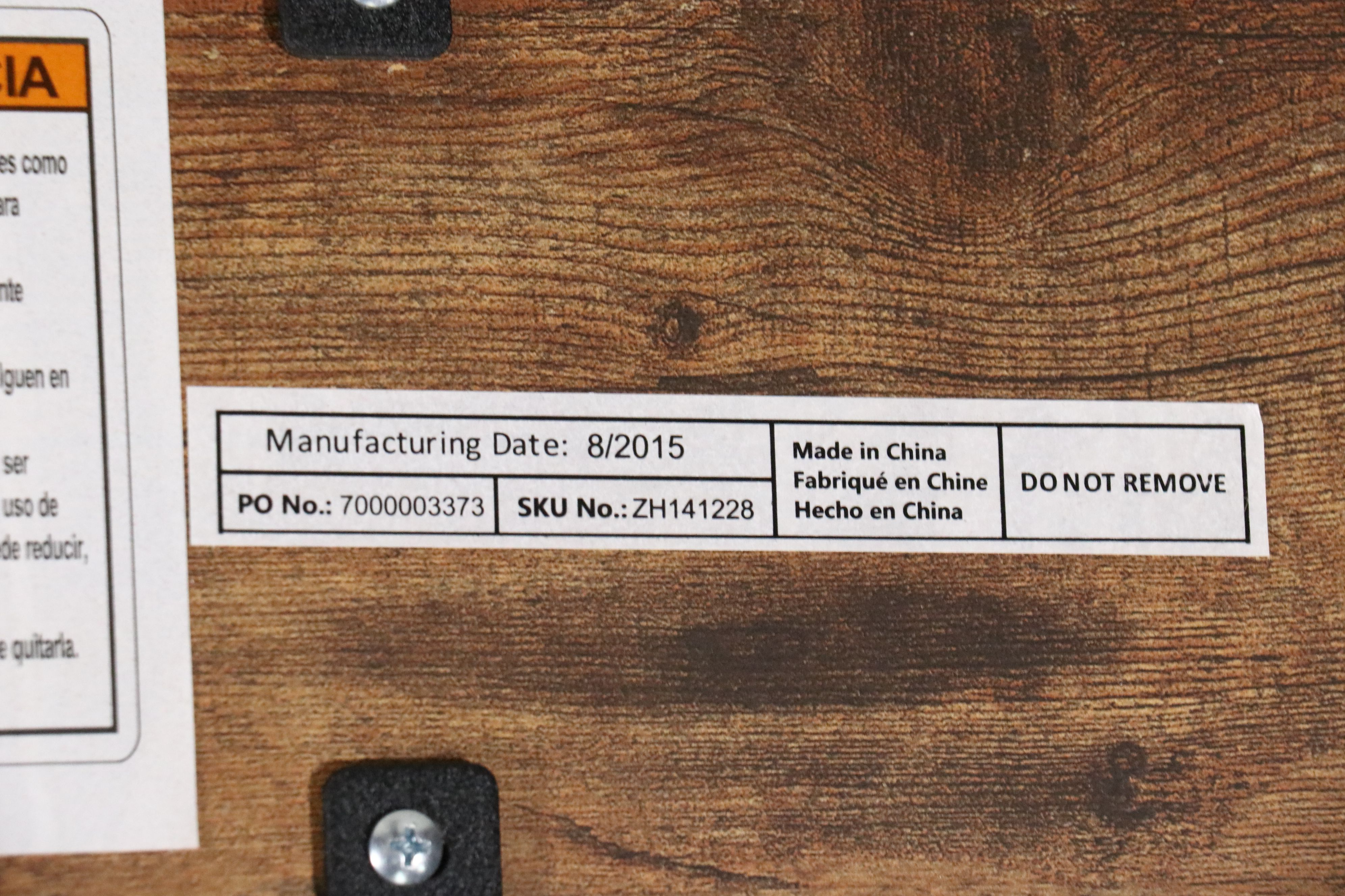 Modern Farmhouse Style Wood and Metal Hall Tree, 2015