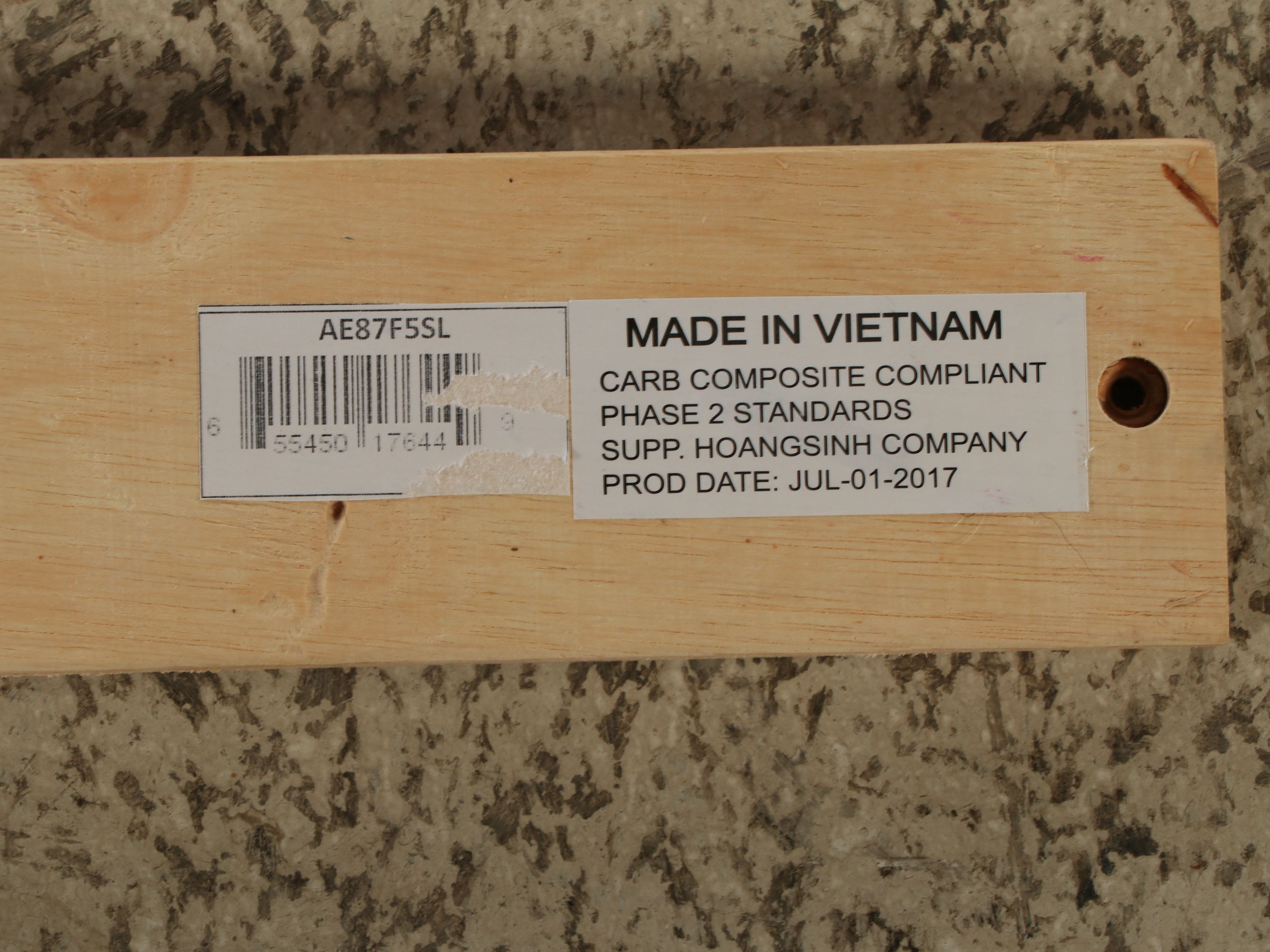 Contemporary Farmhouse Style Bed Frame and Coordinating Nightstands