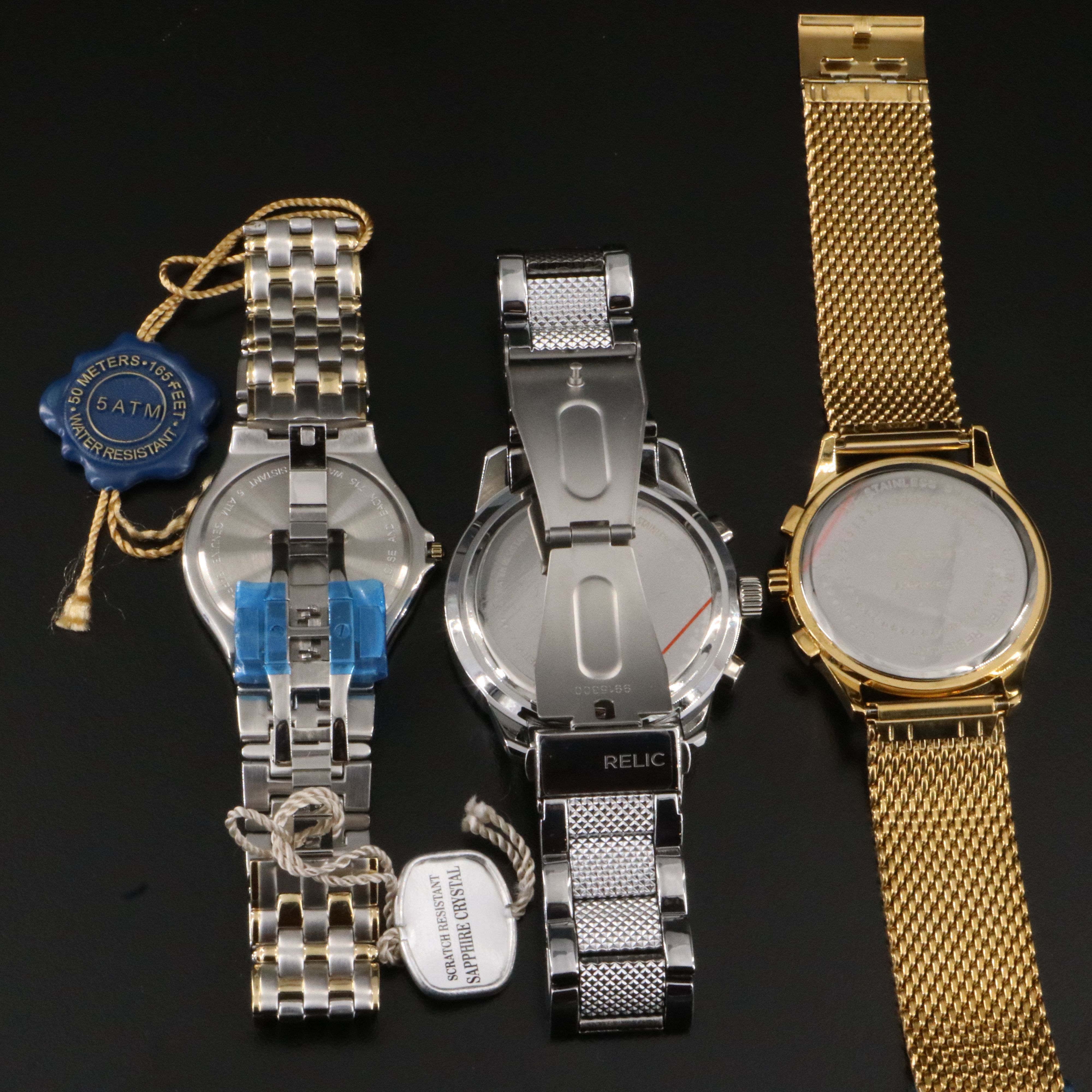 Relic, Akribos XXIV, & DeAngelo Watches