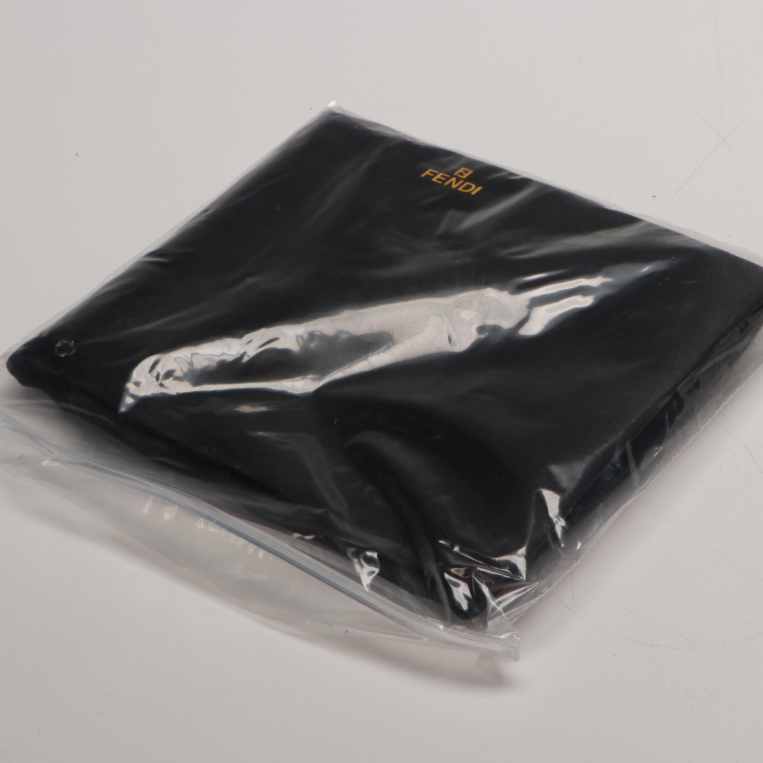 Fendi Semitracolla Selleria Hobo Bag in Natural Italian Pebbled Leather