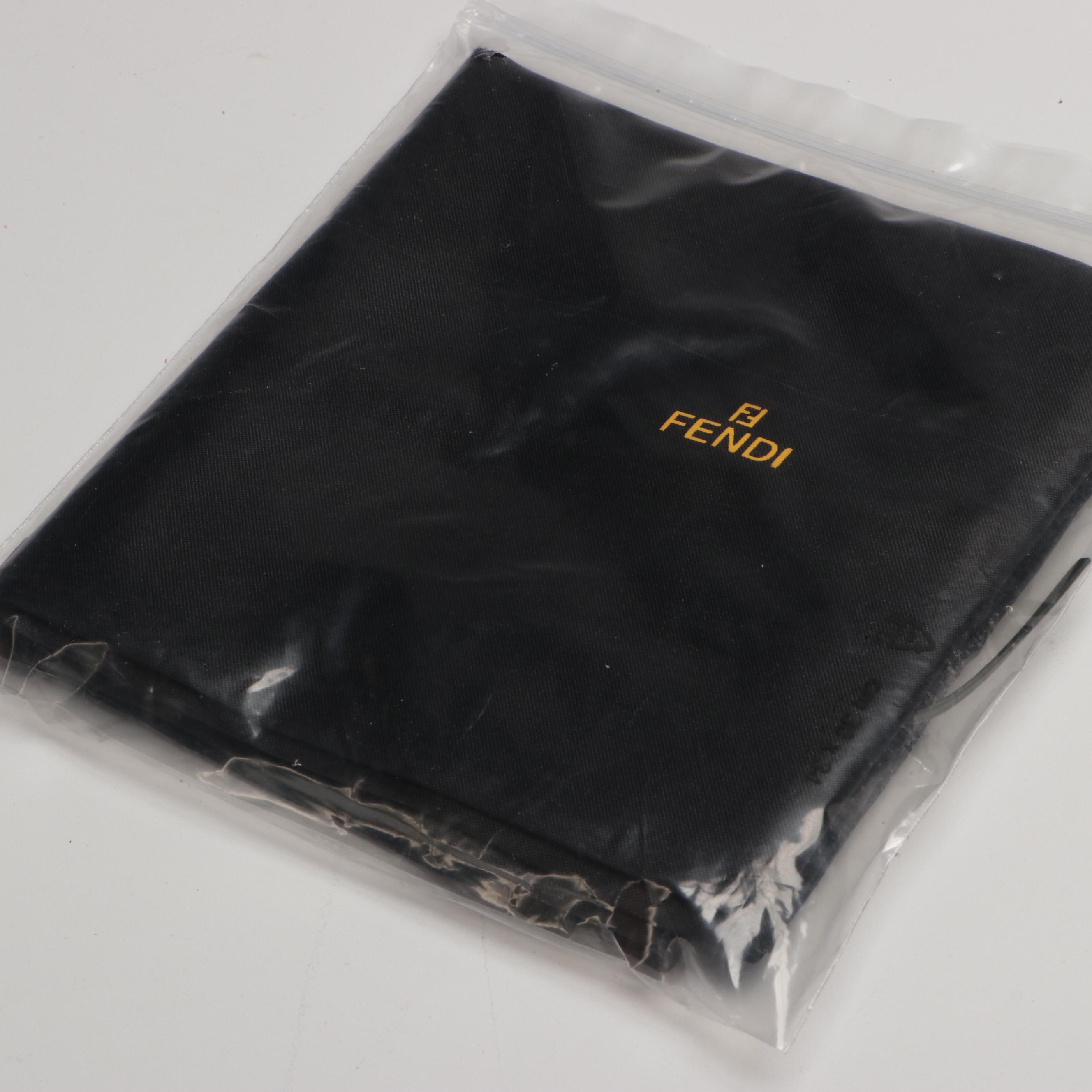 Fendi Semitracolla Selleria Hobo Bag in Tan Italian Pebbled Leather