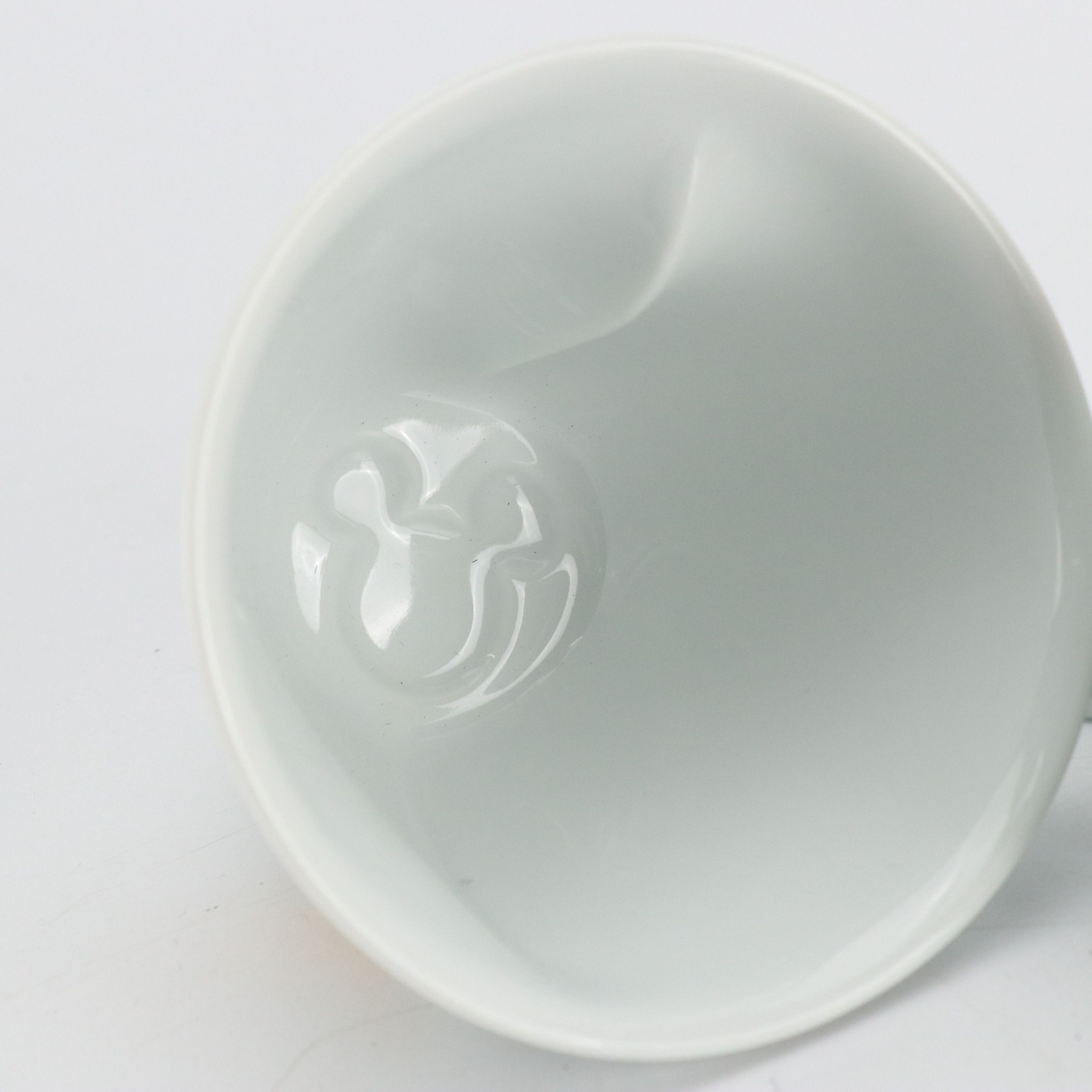 Disney Japan Mickey & Minnie Porcelain "Heartful" Teacups and Saucers, With Box