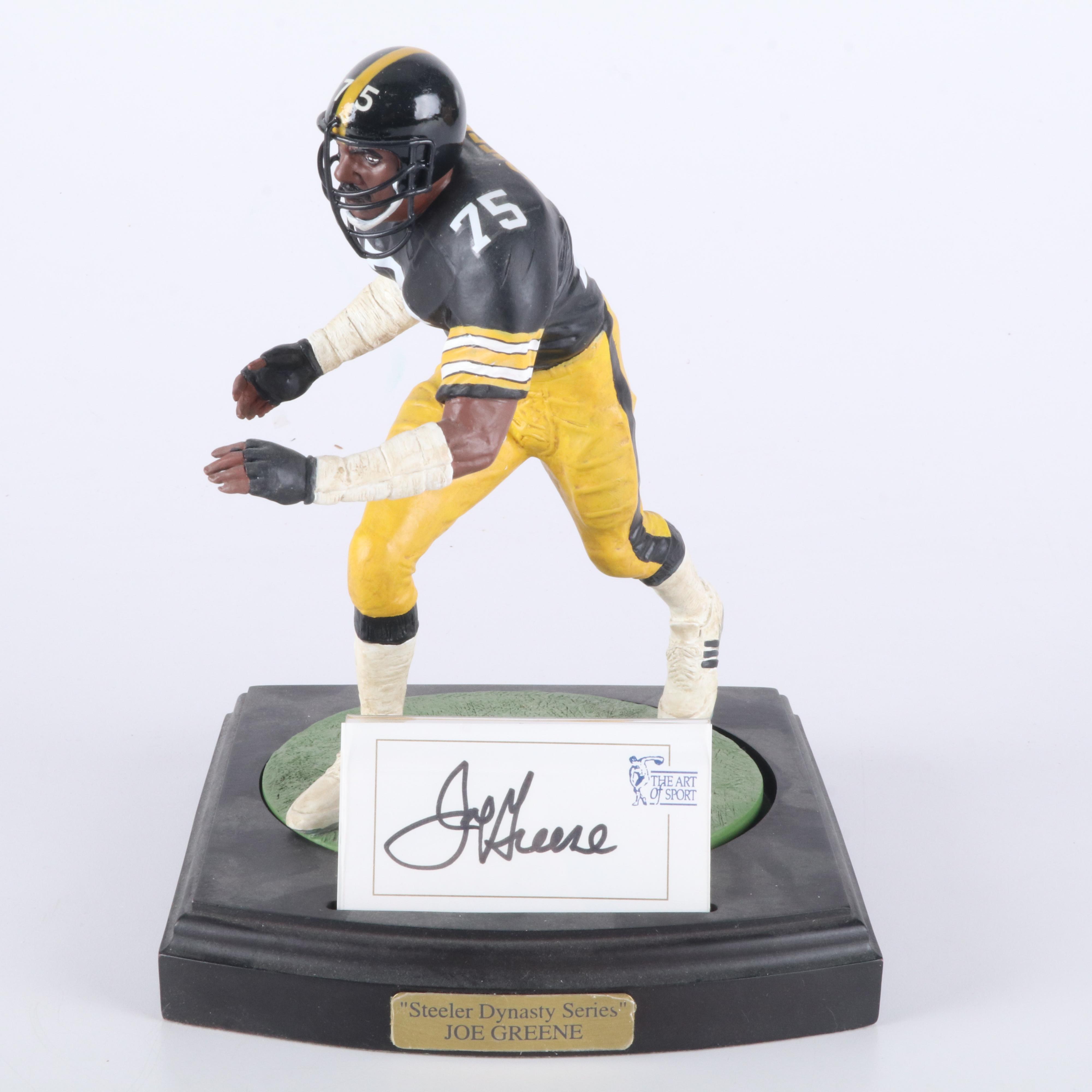 Joe Green Signed Pittsburgh Steelers The Art of Sport Limited Edition Figurine