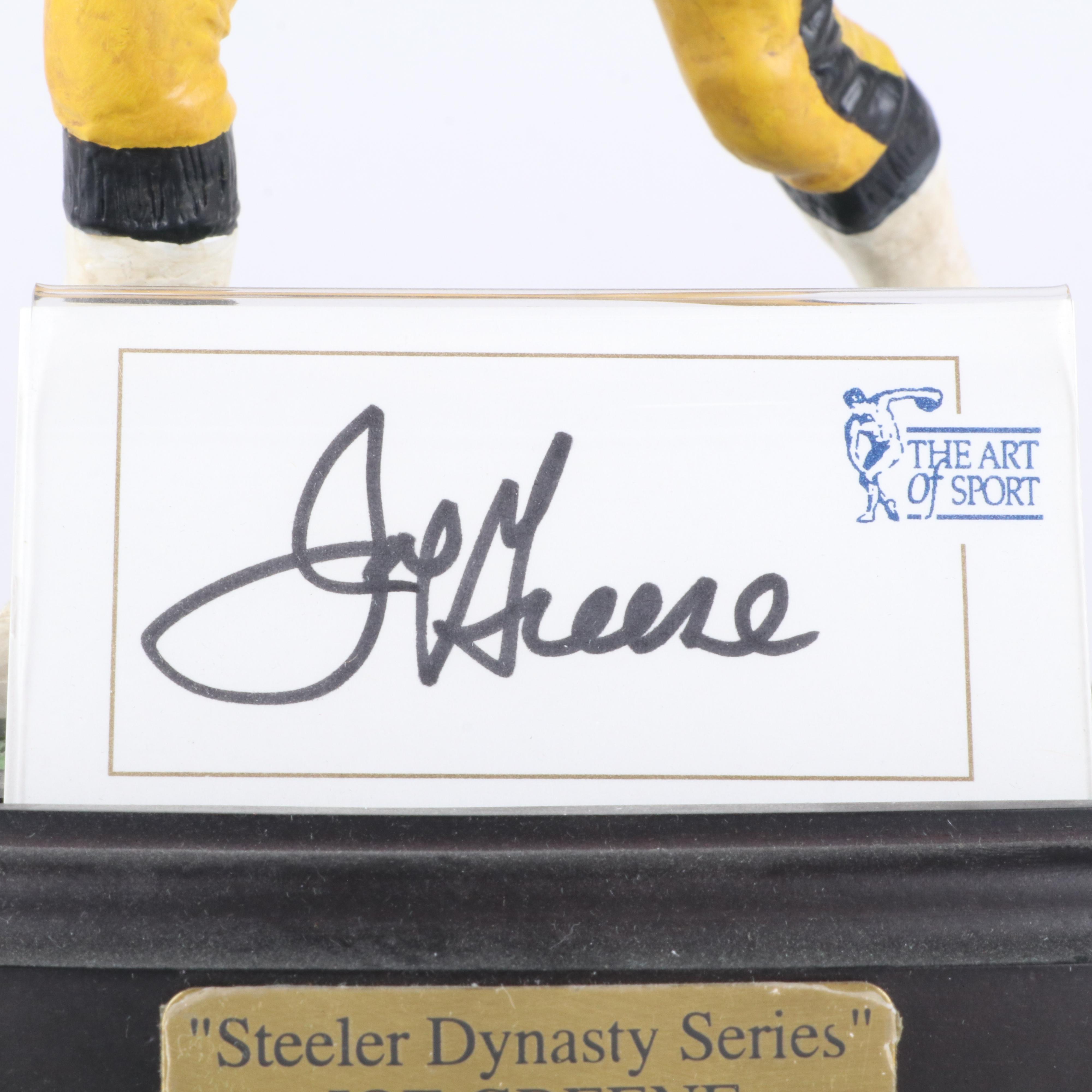 Joe Green Signed Pittsburgh Steelers The Art of Sport Limited Edition Figurine
