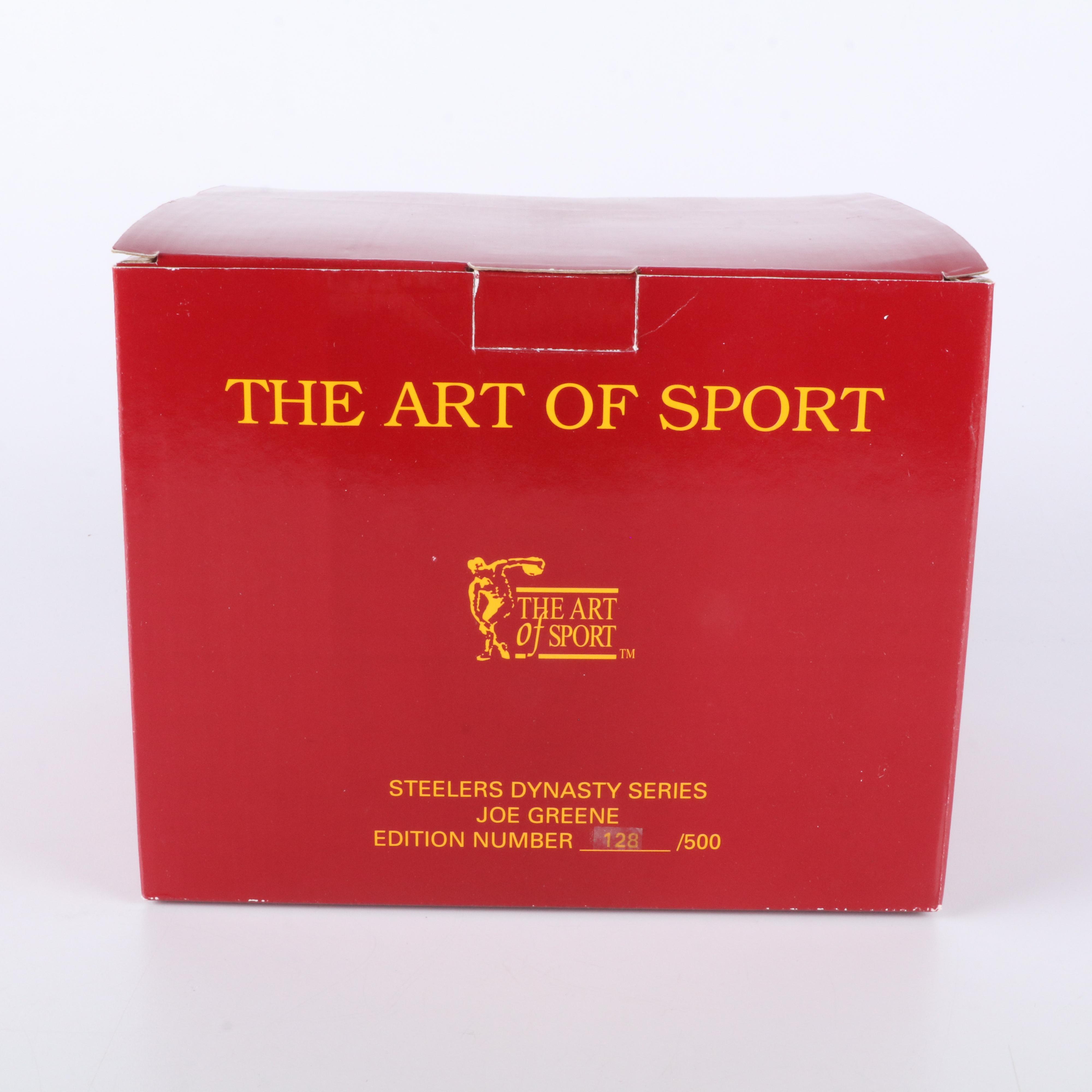 Joe Green Signed Pittsburgh Steelers The Art of Sport Limited Edition Figurine