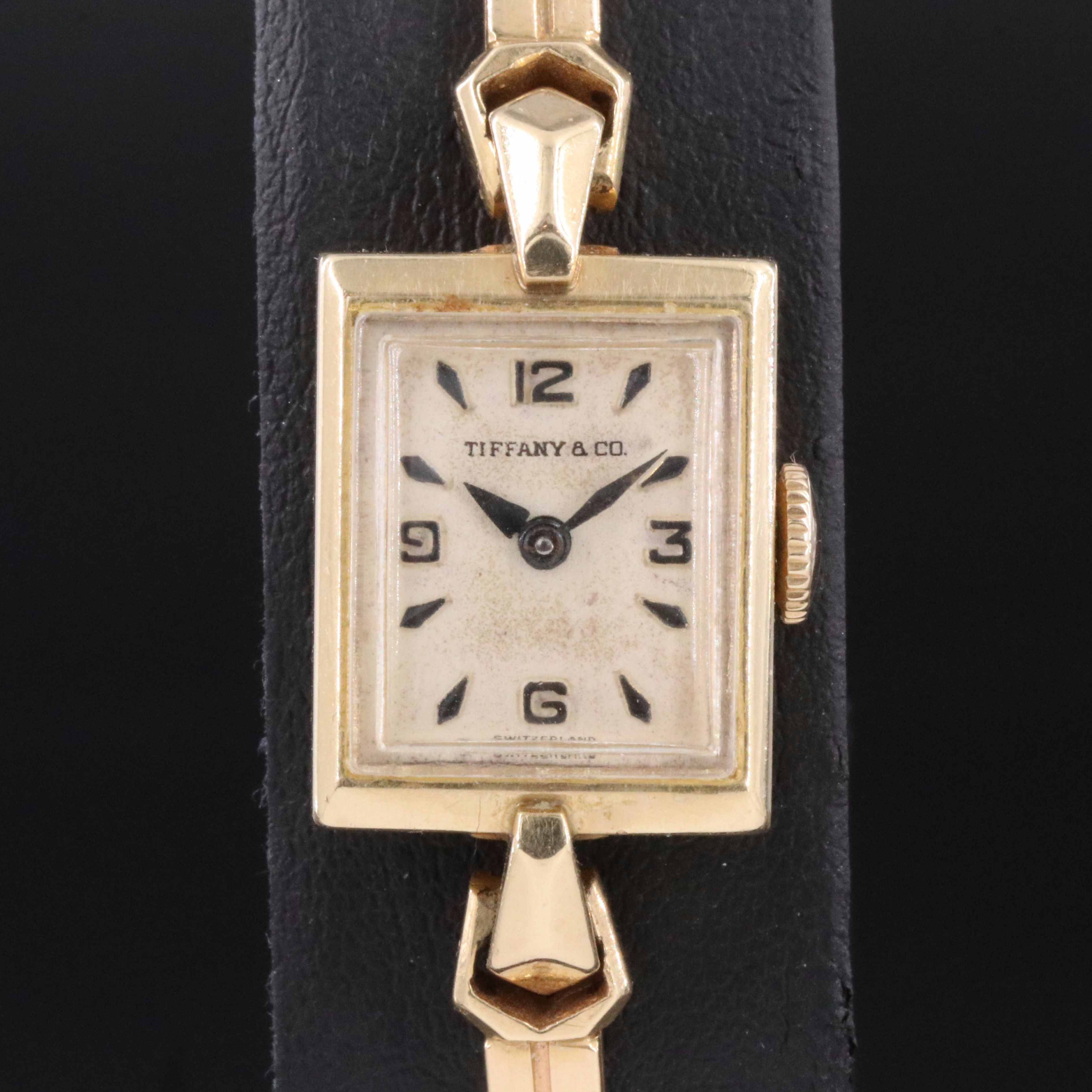 Vintage Tiffany & Co. Movado Manual Wind 14K Watch