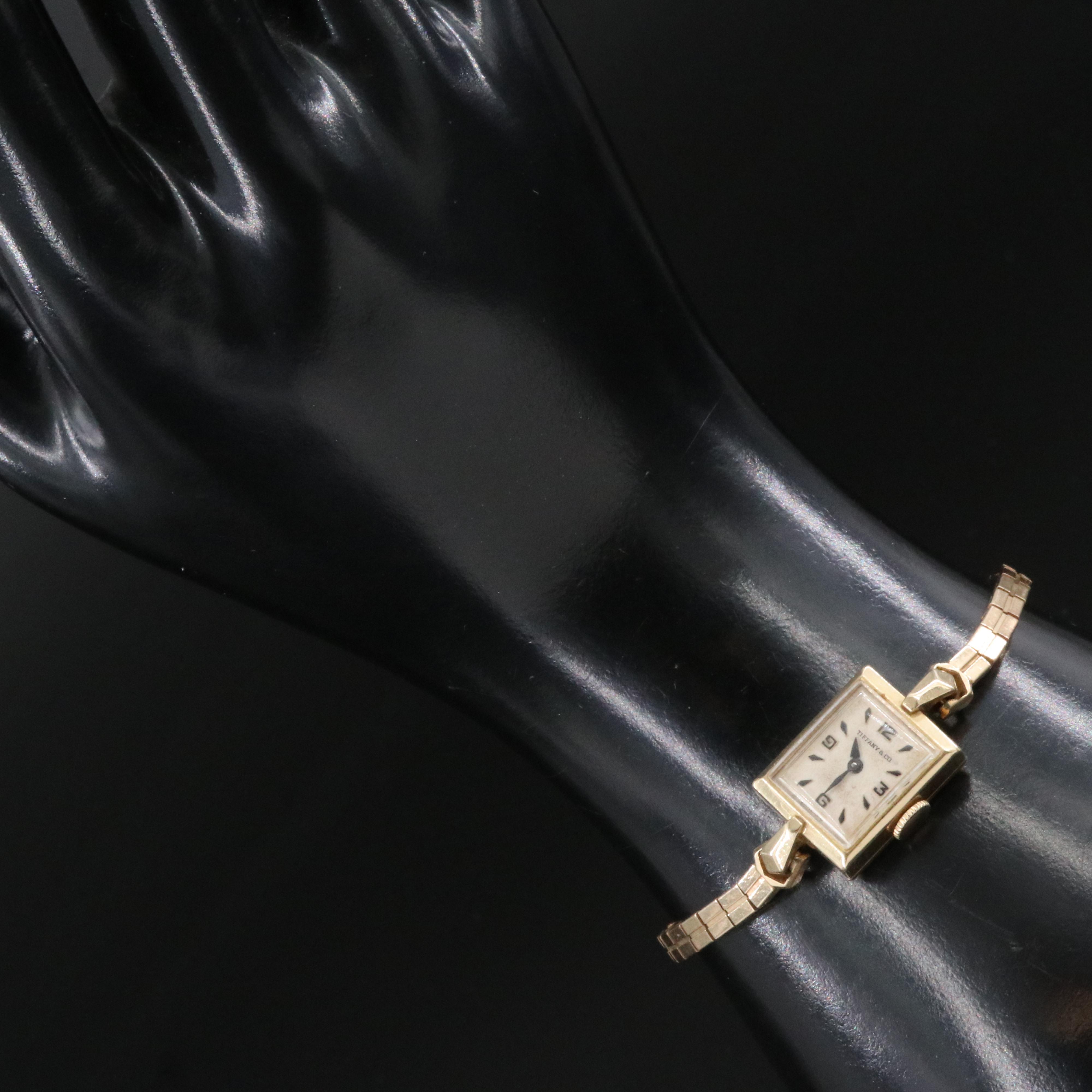 Vintage Tiffany & Co. Movado Manual Wind 14K Watch