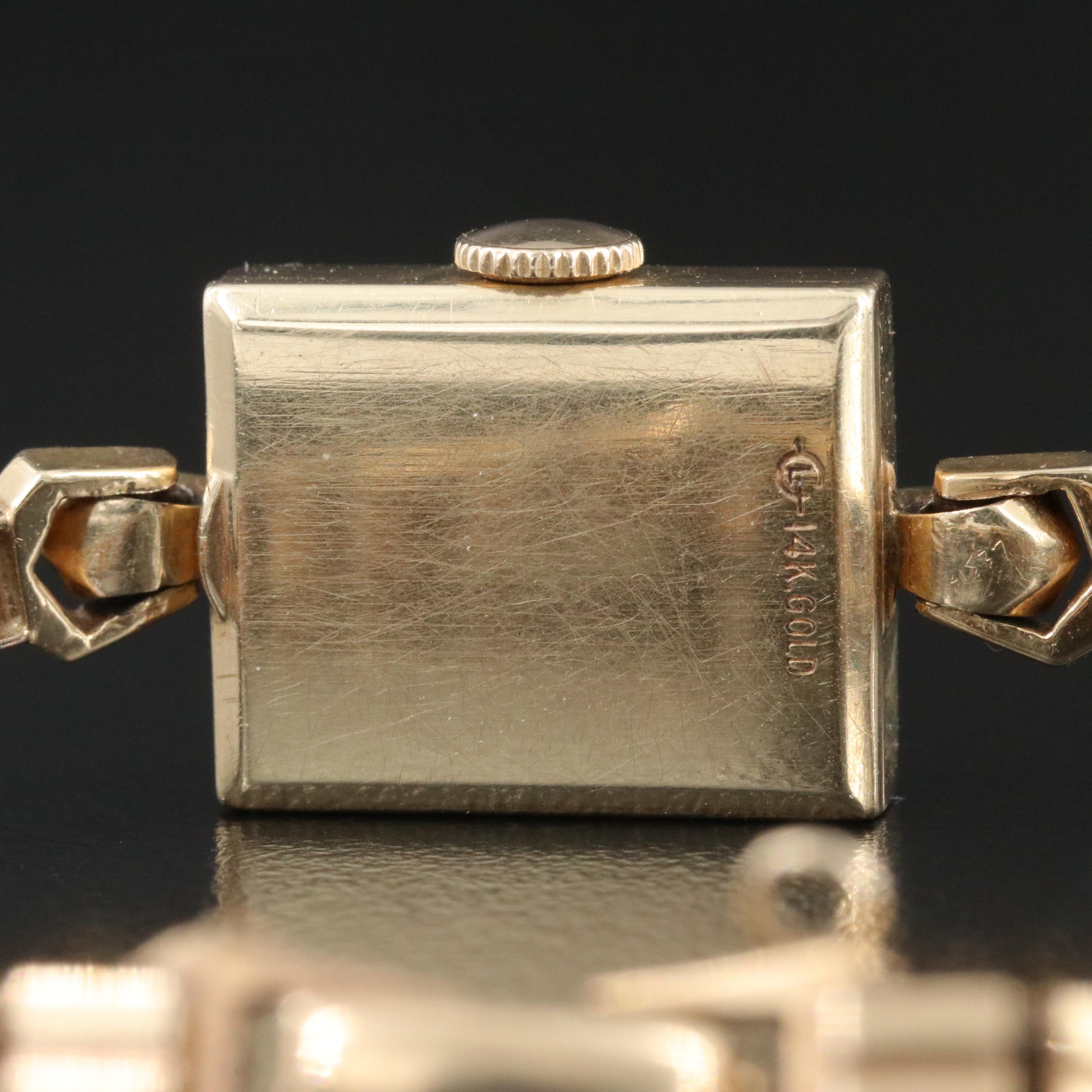 Vintage Tiffany & Co. Movado Manual Wind 14K Watch