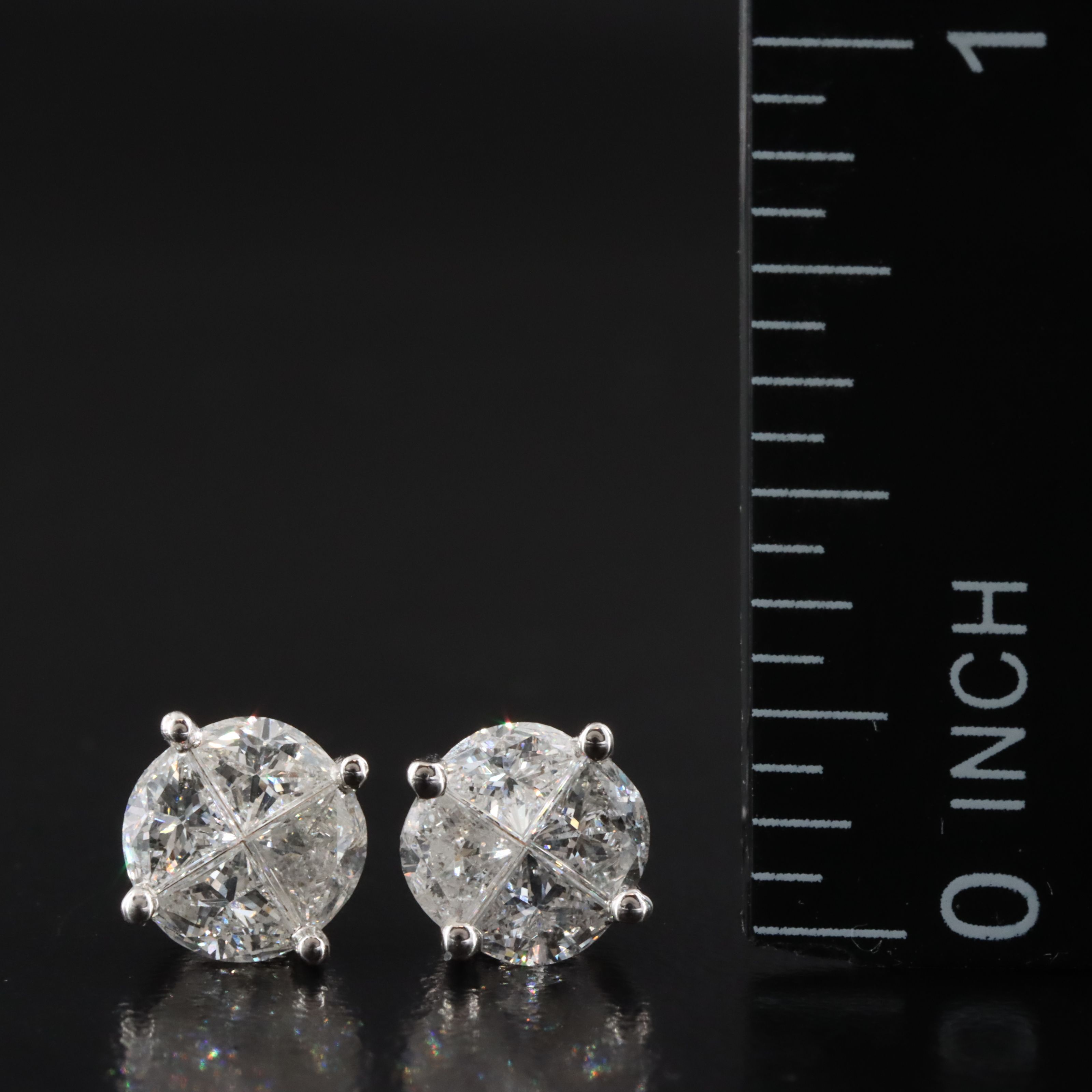 14K 1.50 CTW Diamond Earrings