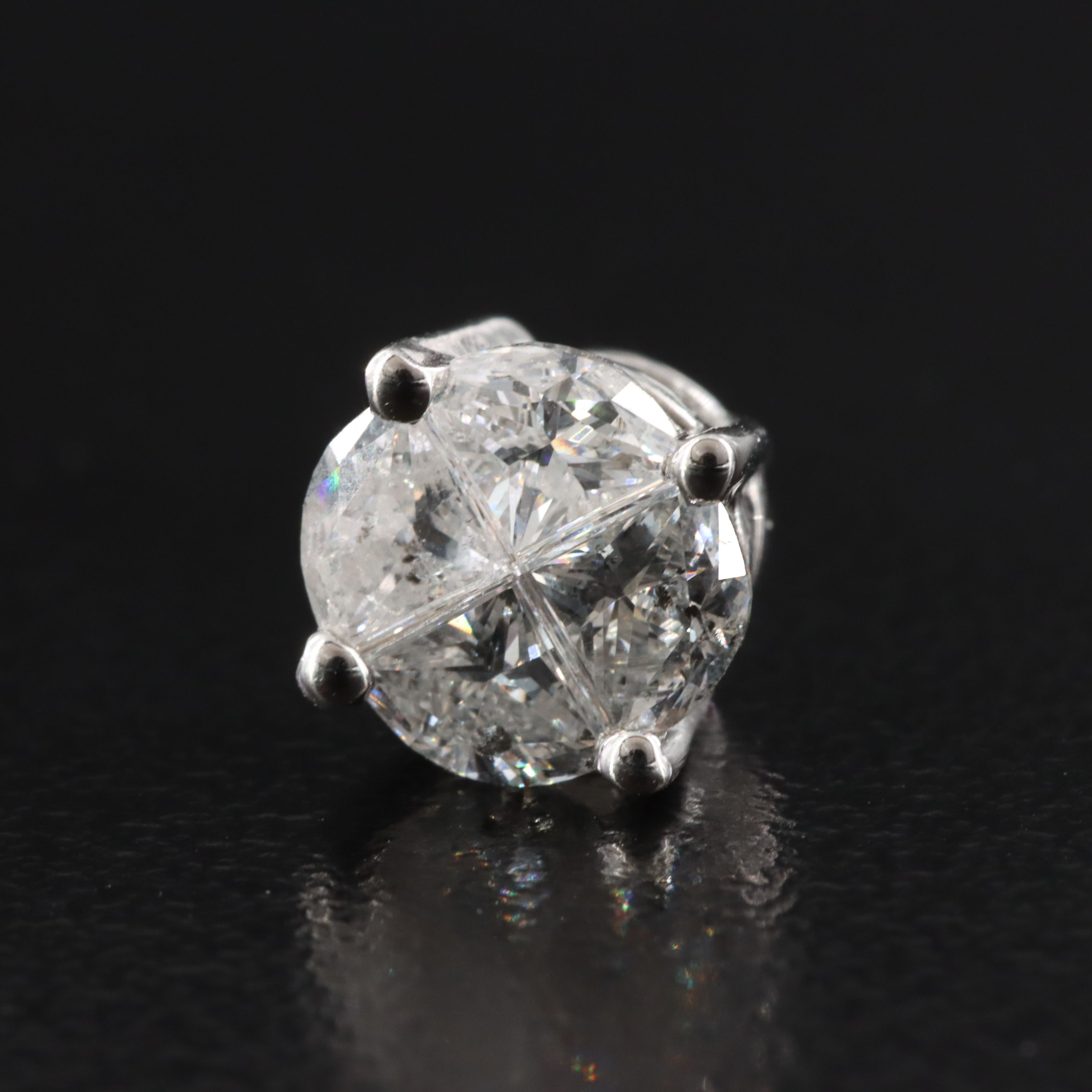 14K 1.50 CTW Diamond Earrings