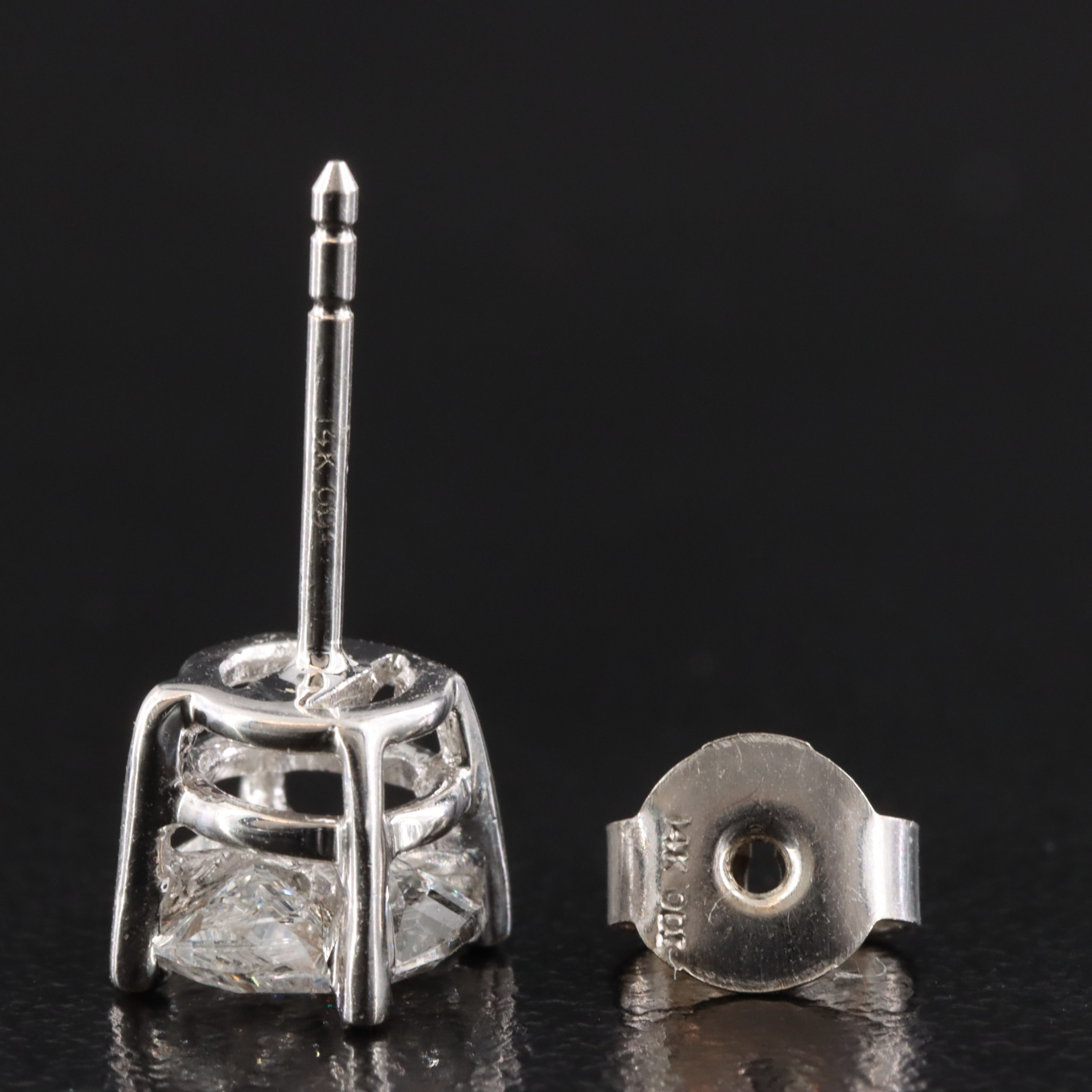 14K 1.50 CTW Diamond Earrings