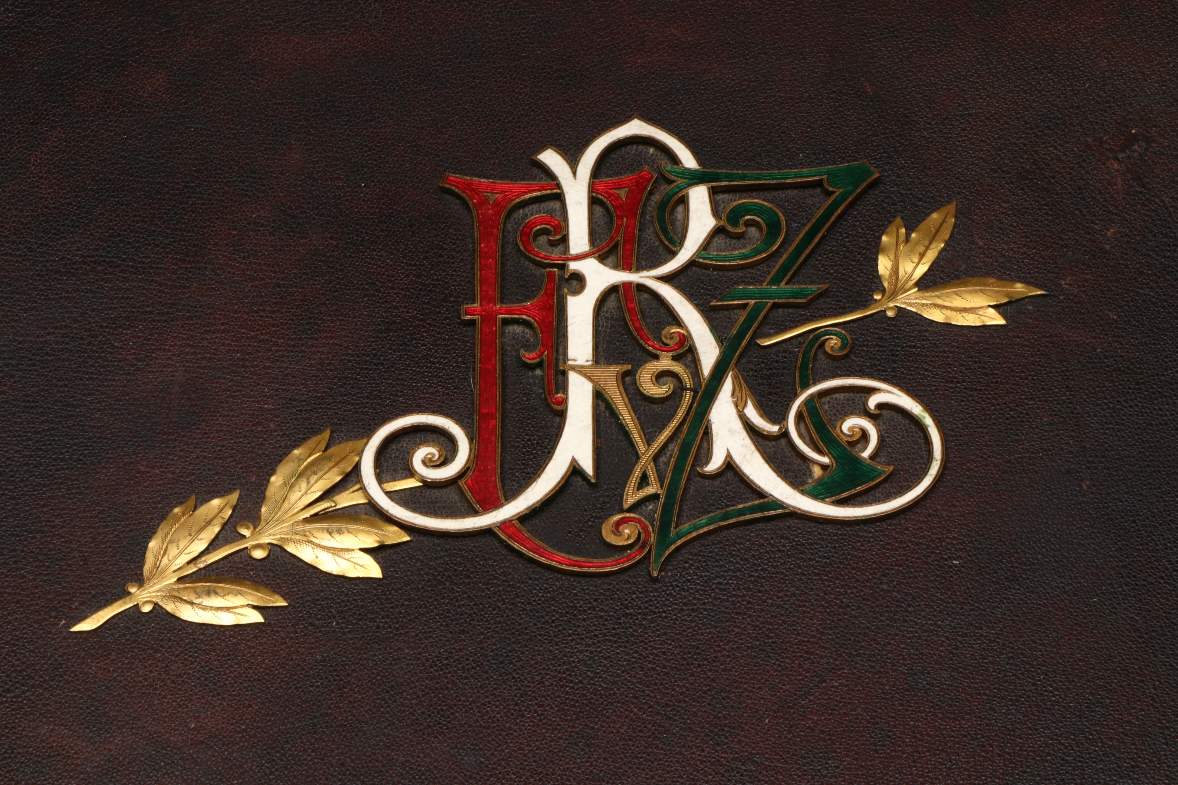 1911 Austrian Presentation Album with Printed Photographs Added in 2013