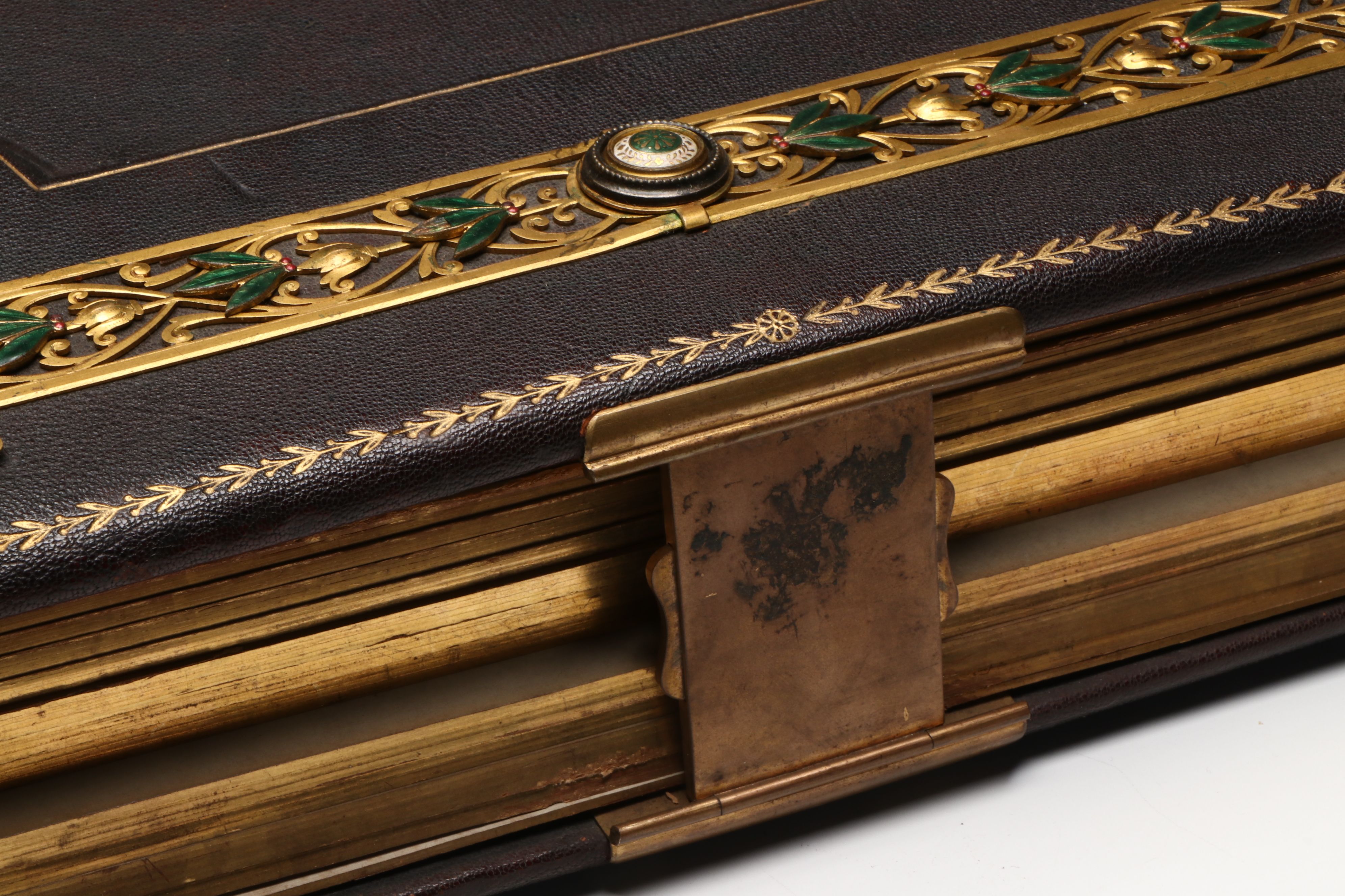 1911 Austrian Presentation Album with Printed Photographs Added in 2013