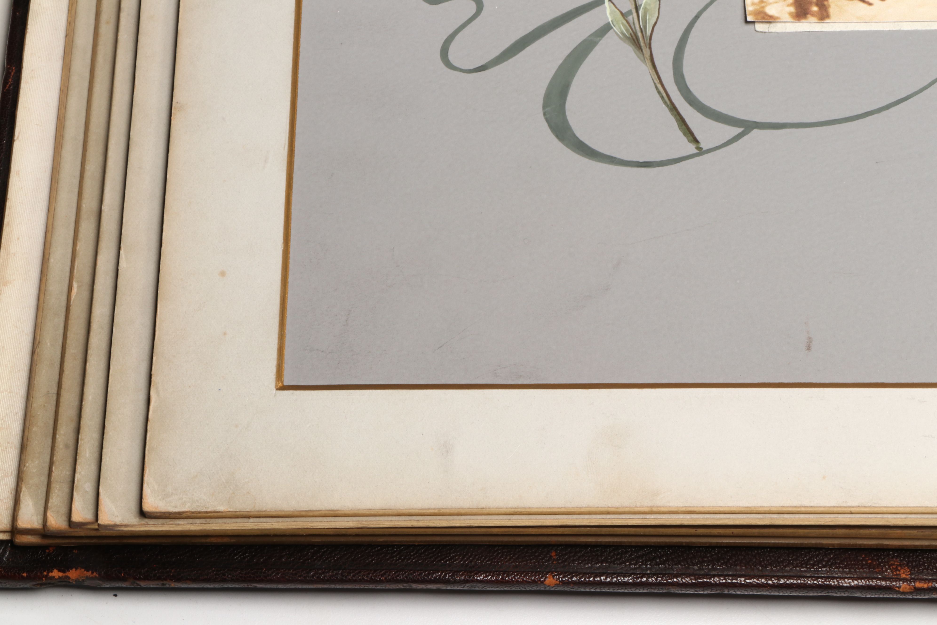 1911 Austrian Presentation Album with Printed Photographs Added in 2013