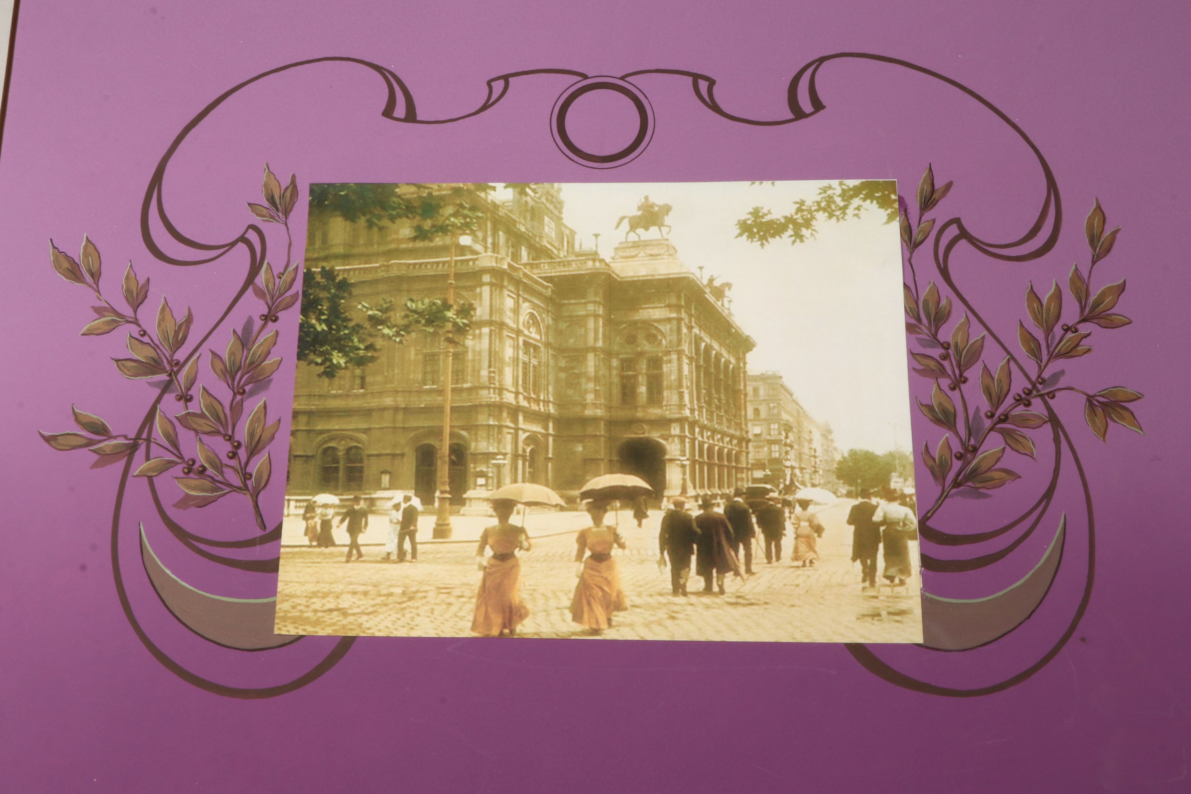 1911 Austrian Presentation Album with Printed Photographs Added in 2013