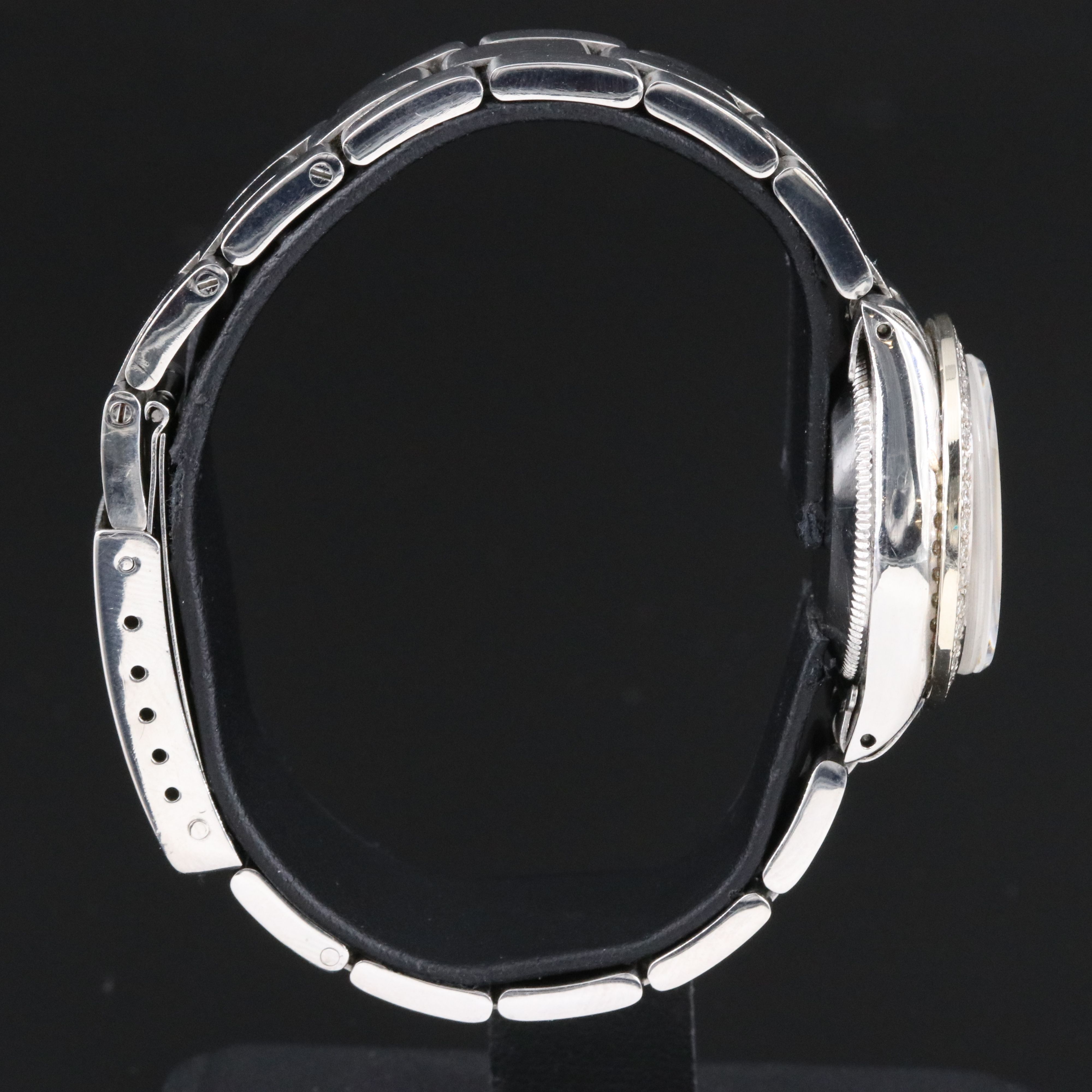 1970 Rolex Custom Diamond Dial & Bezel Datejust Watch