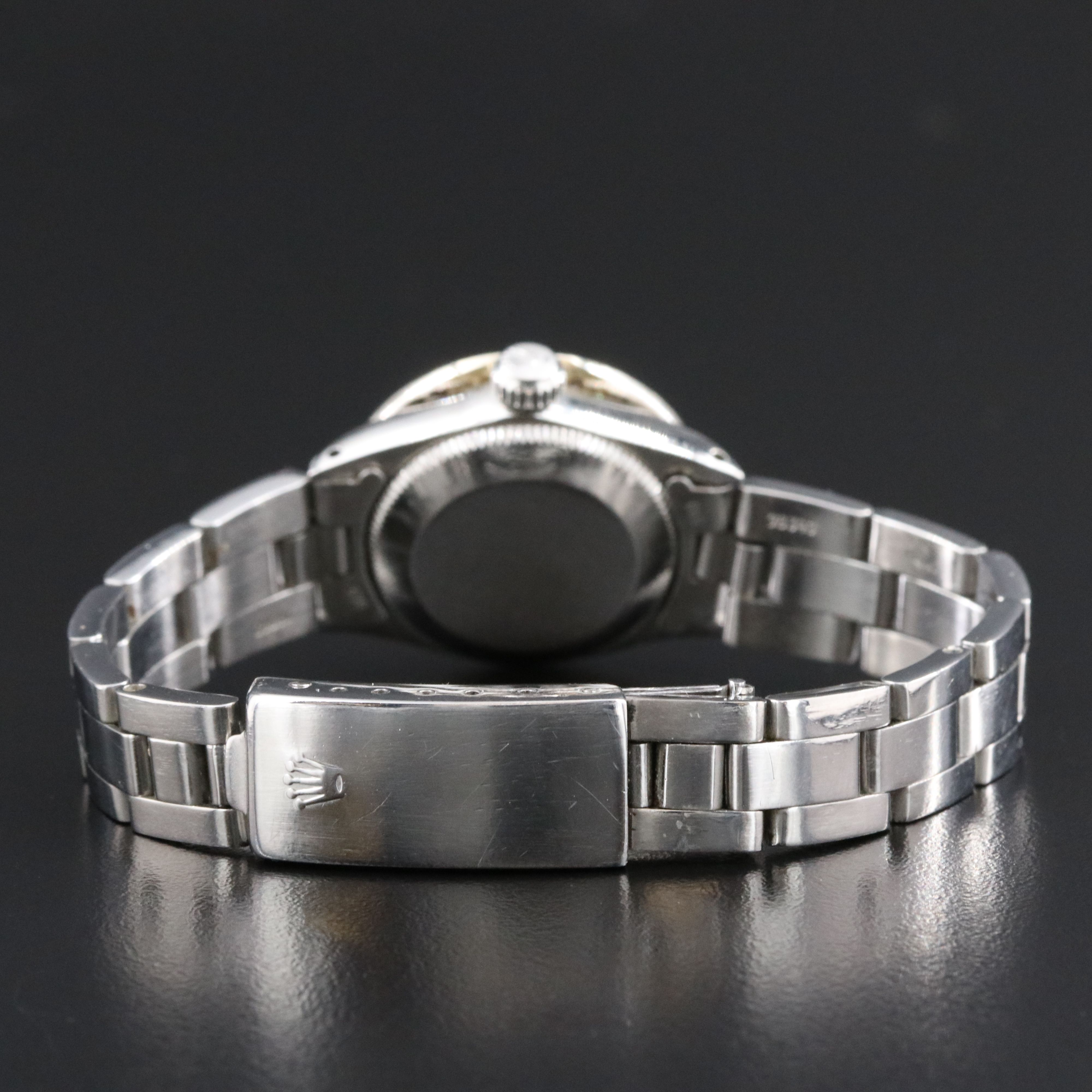 1970 Rolex Custom Diamond Dial & Bezel Datejust Watch