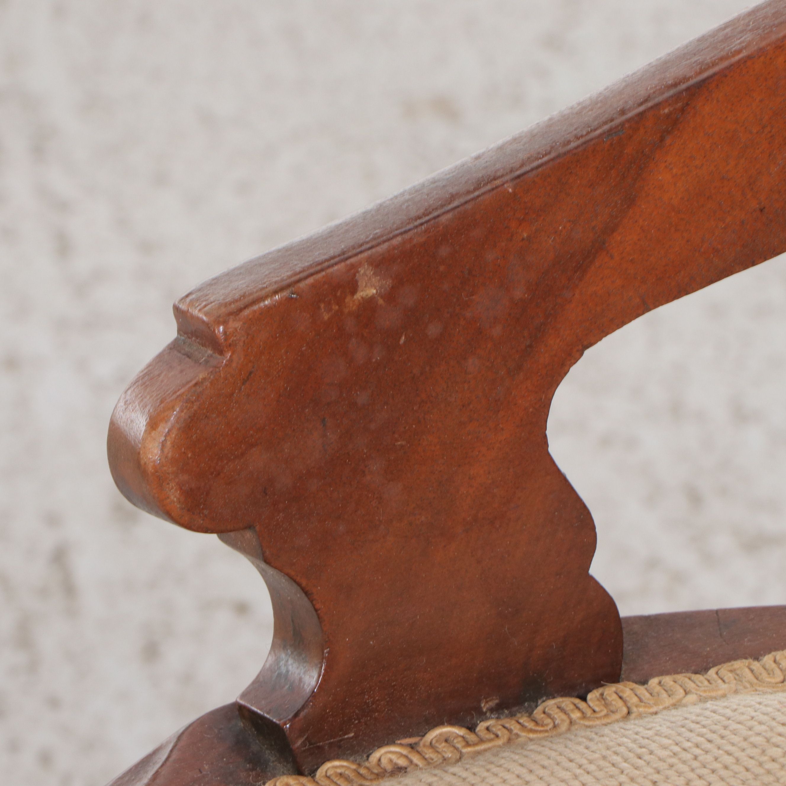 Victorian Walnut Dining Chairs with Needlepoint Upholstery, Early 20th Century