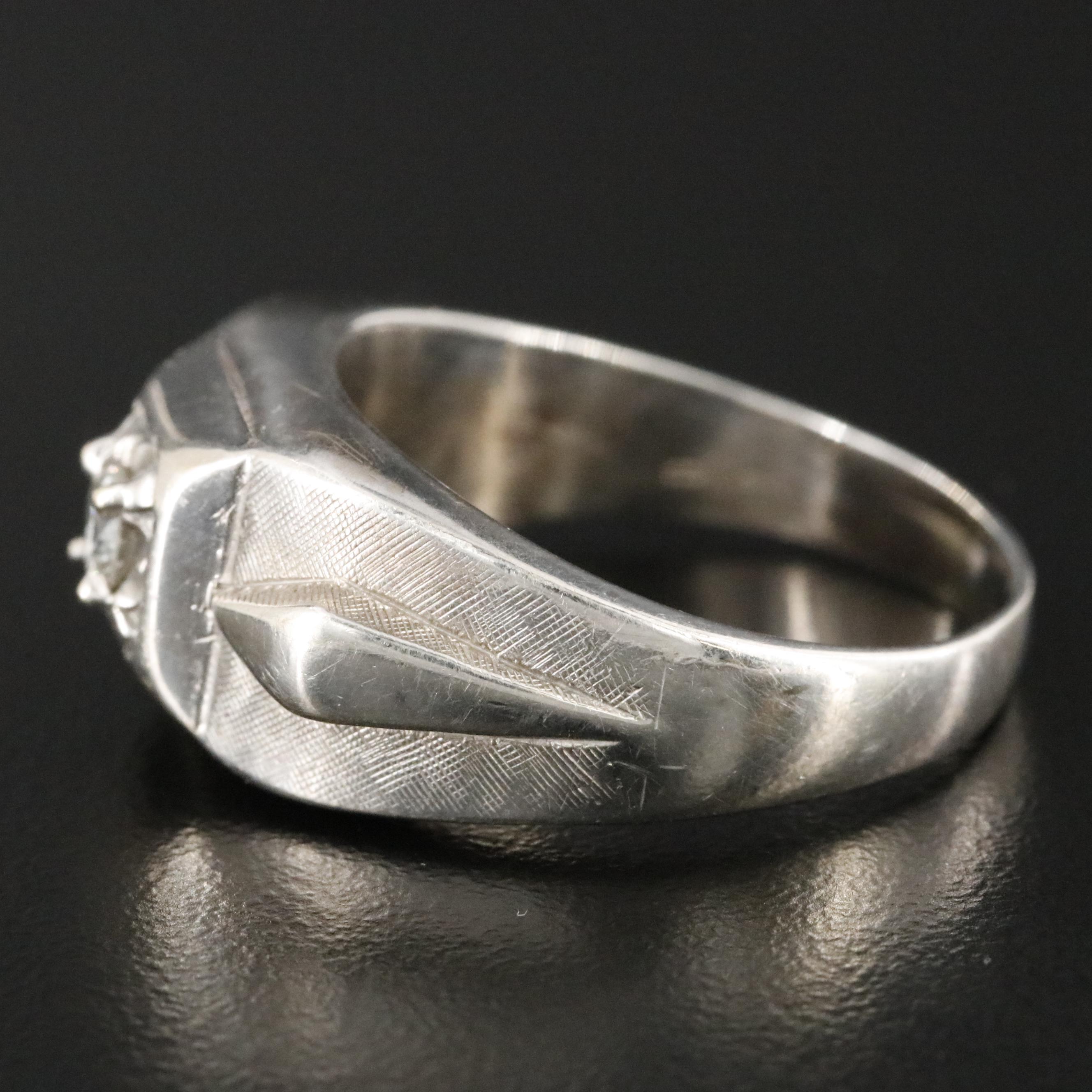 14K 0.20 CT Diamond Ring