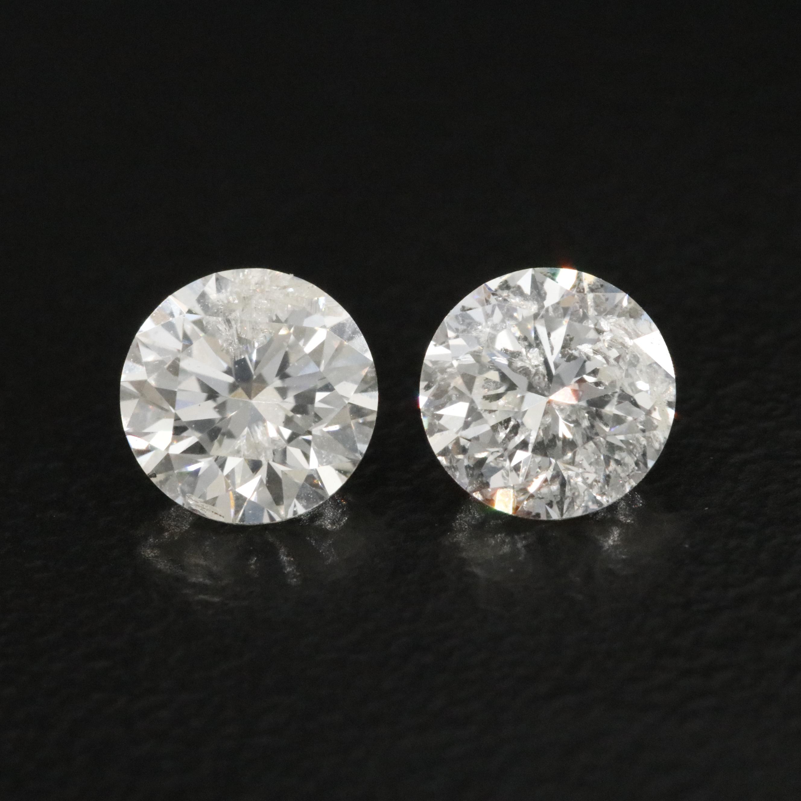 Loose 1.37 CTW Lab Grown Diamond