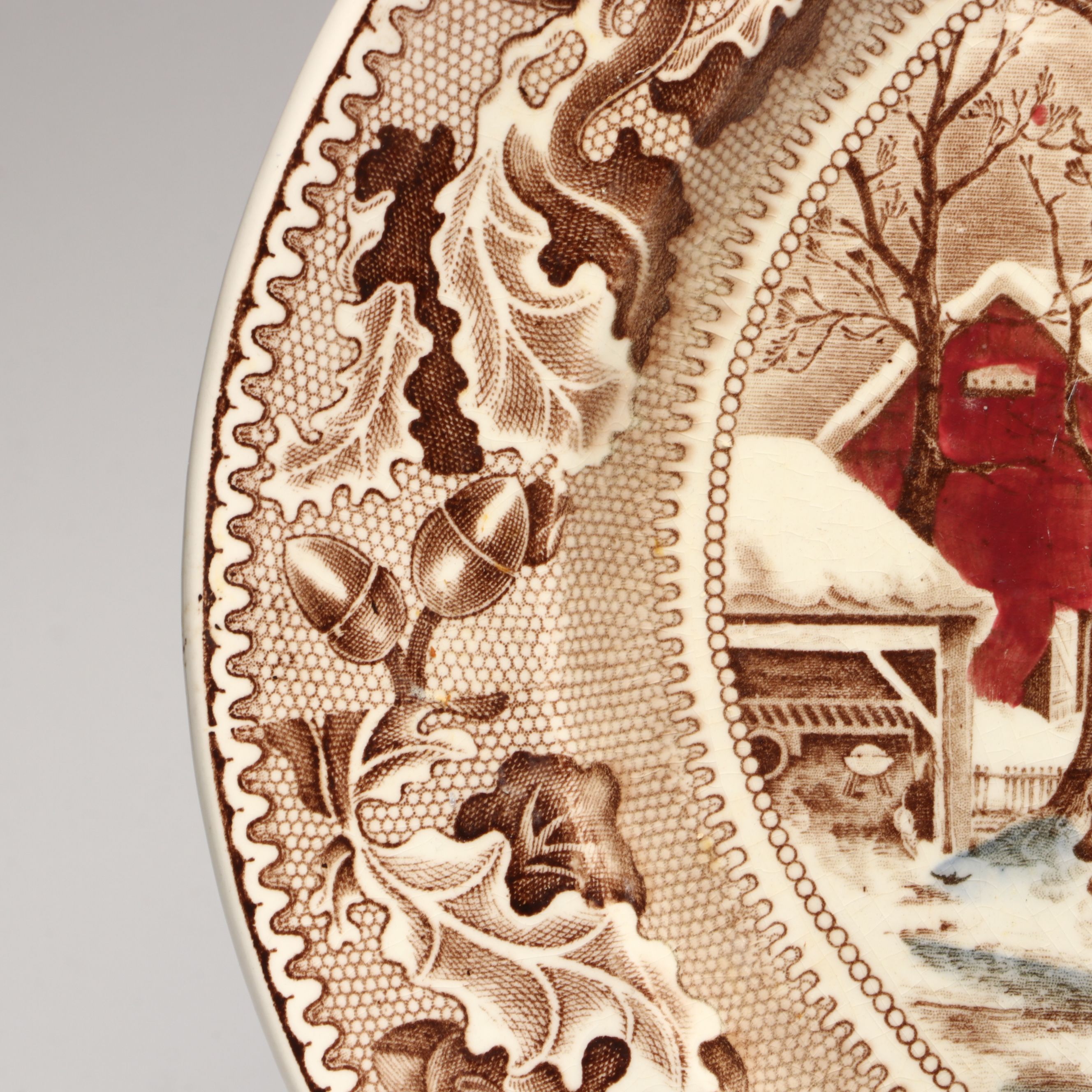 Johnson Bros Ceramic Platter and More Transferware Table Accessories