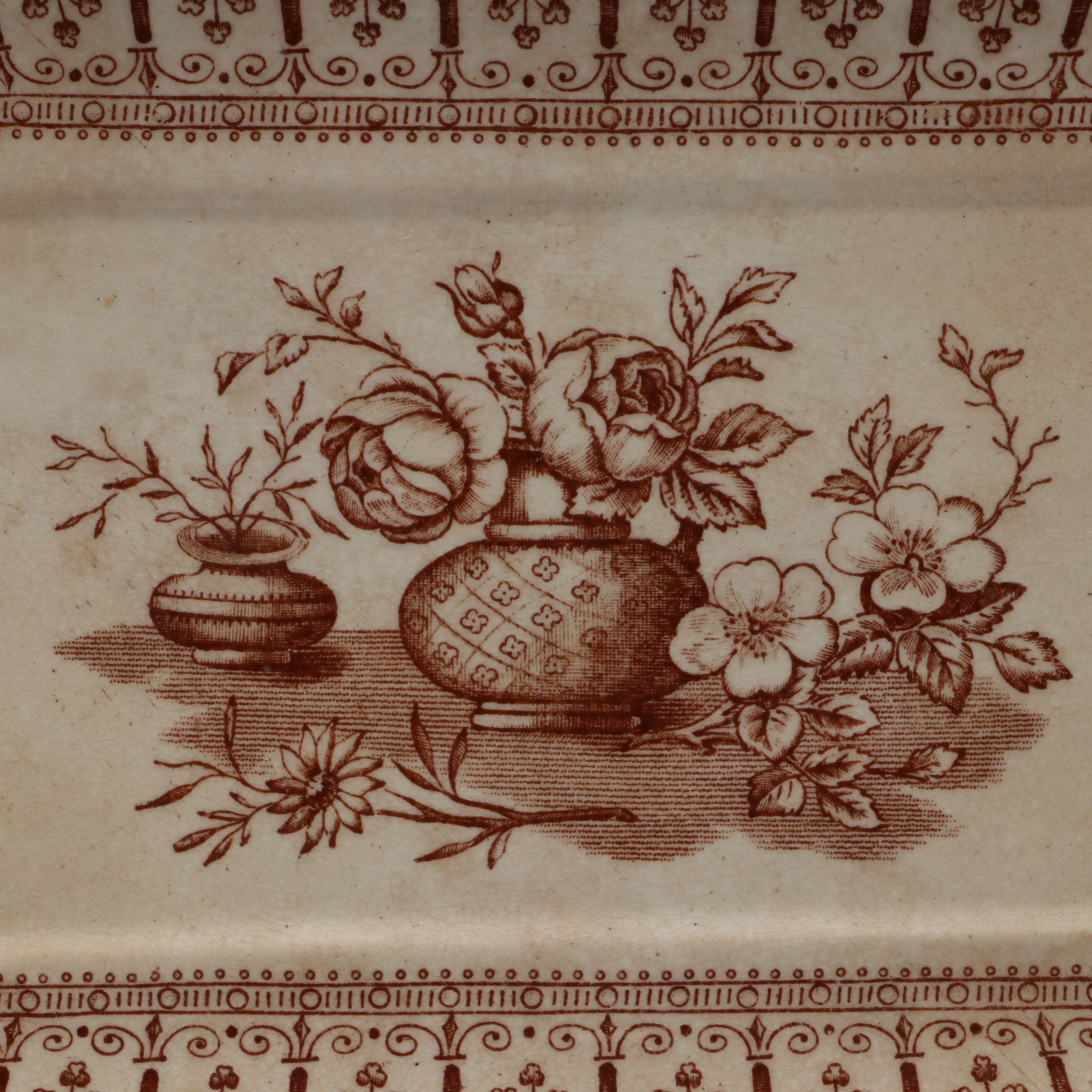 Johnson Bros Ceramic Platter and More Transferware Table Accessories