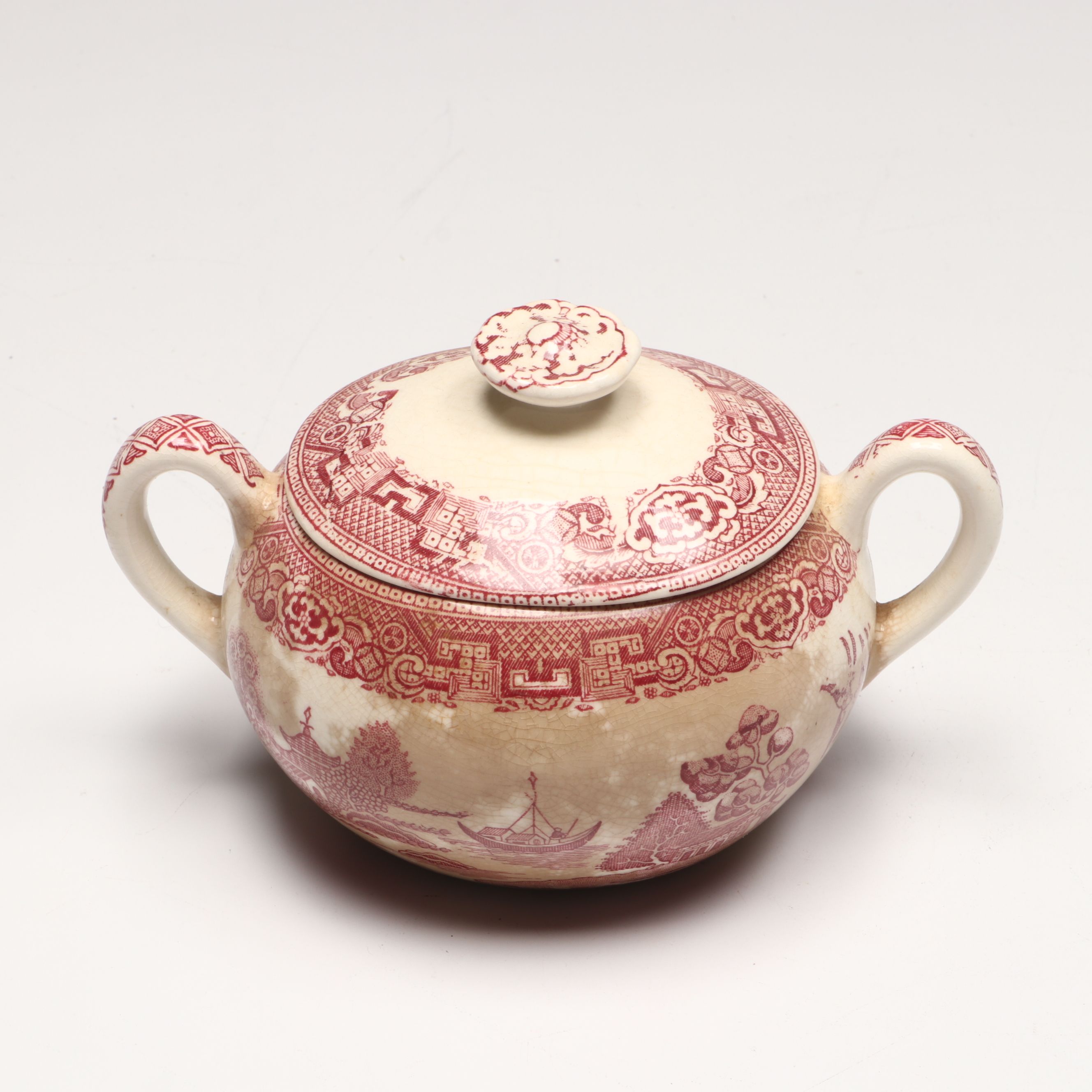 Johnson Bros Ceramic Platter and More Transferware Table Accessories