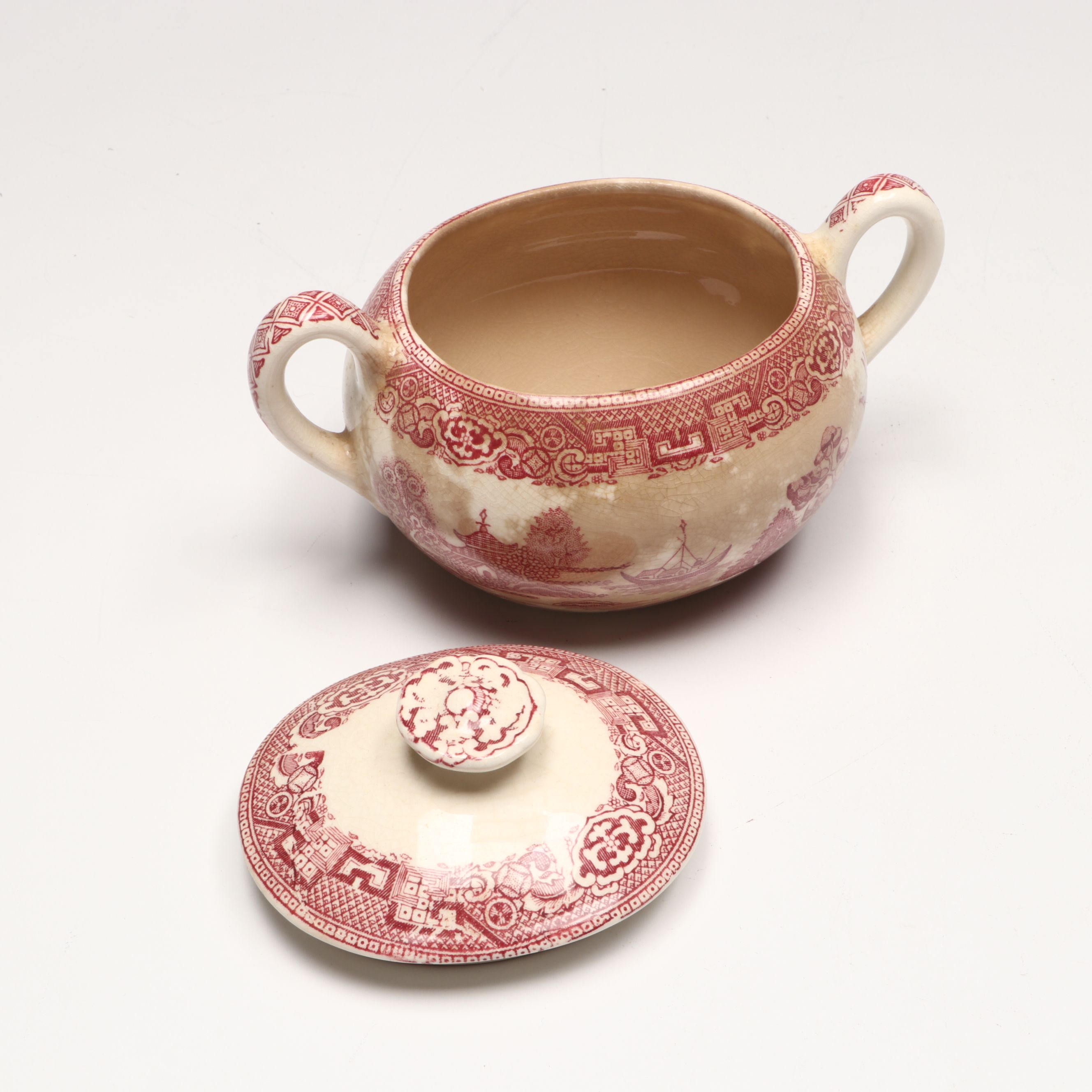 Johnson Bros Ceramic Platter and More Transferware Table Accessories