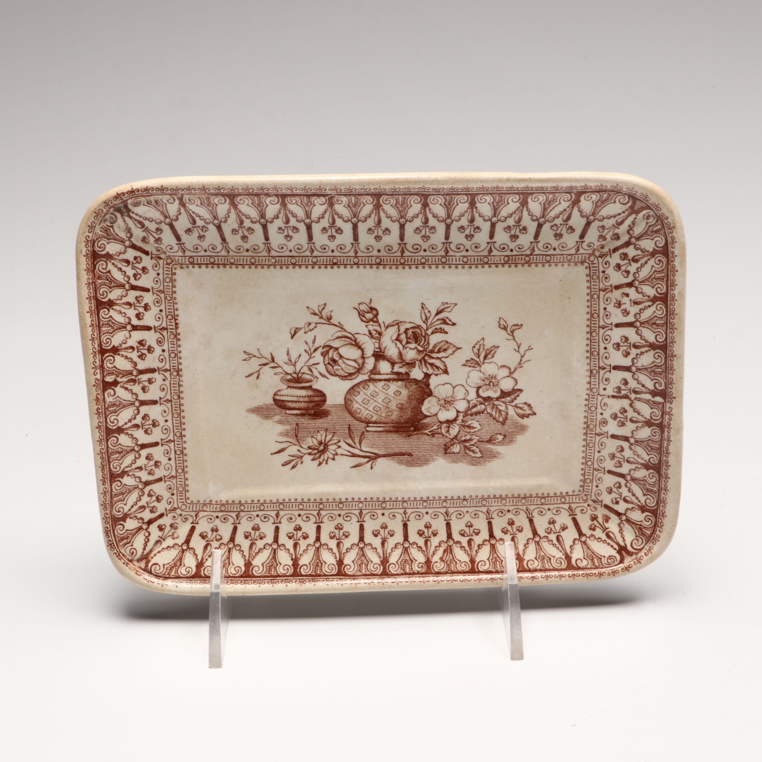 Johnson Bros Ceramic Platter and More Transferware Table Accessories