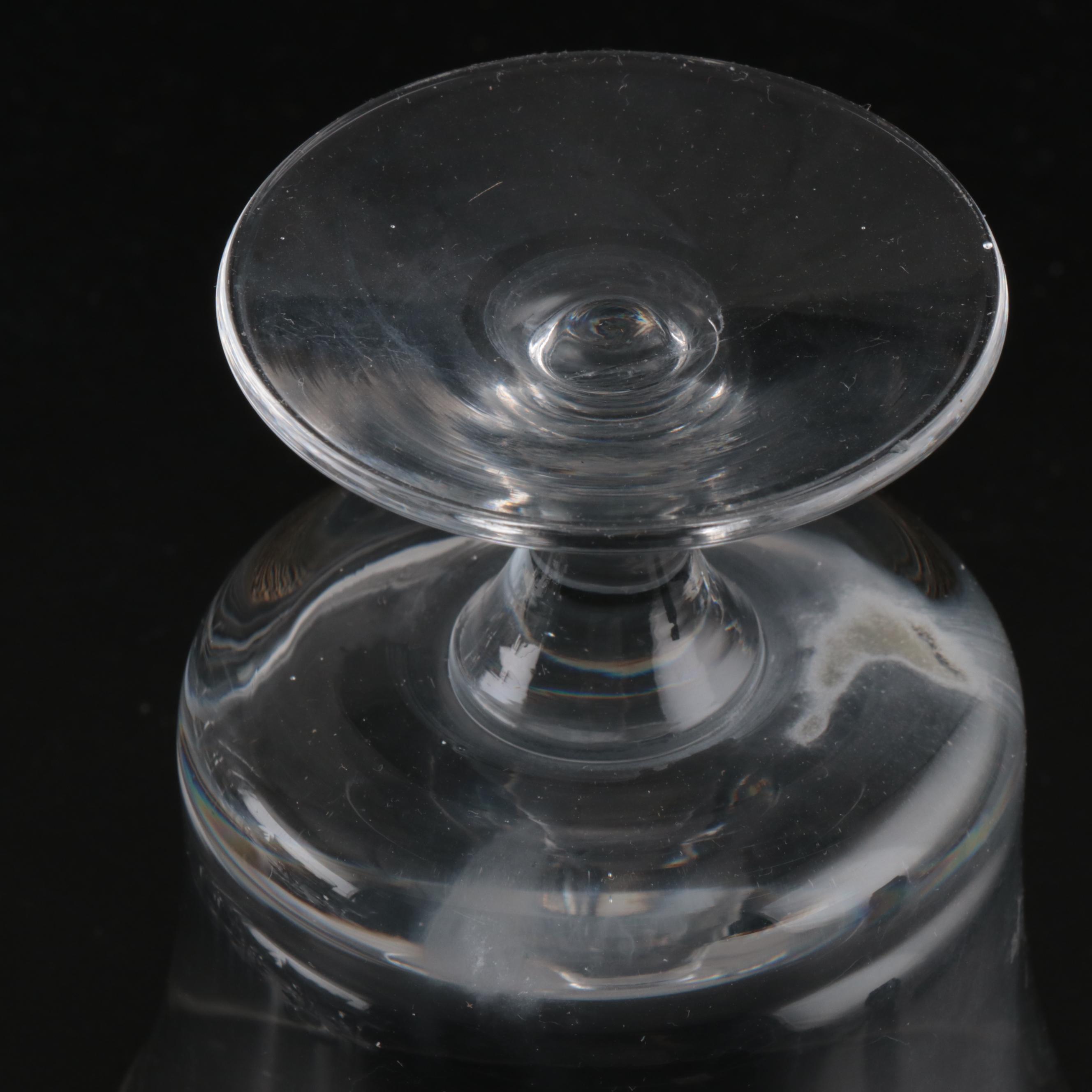 Floral Wine Glasses with Low Sherbet Glasses