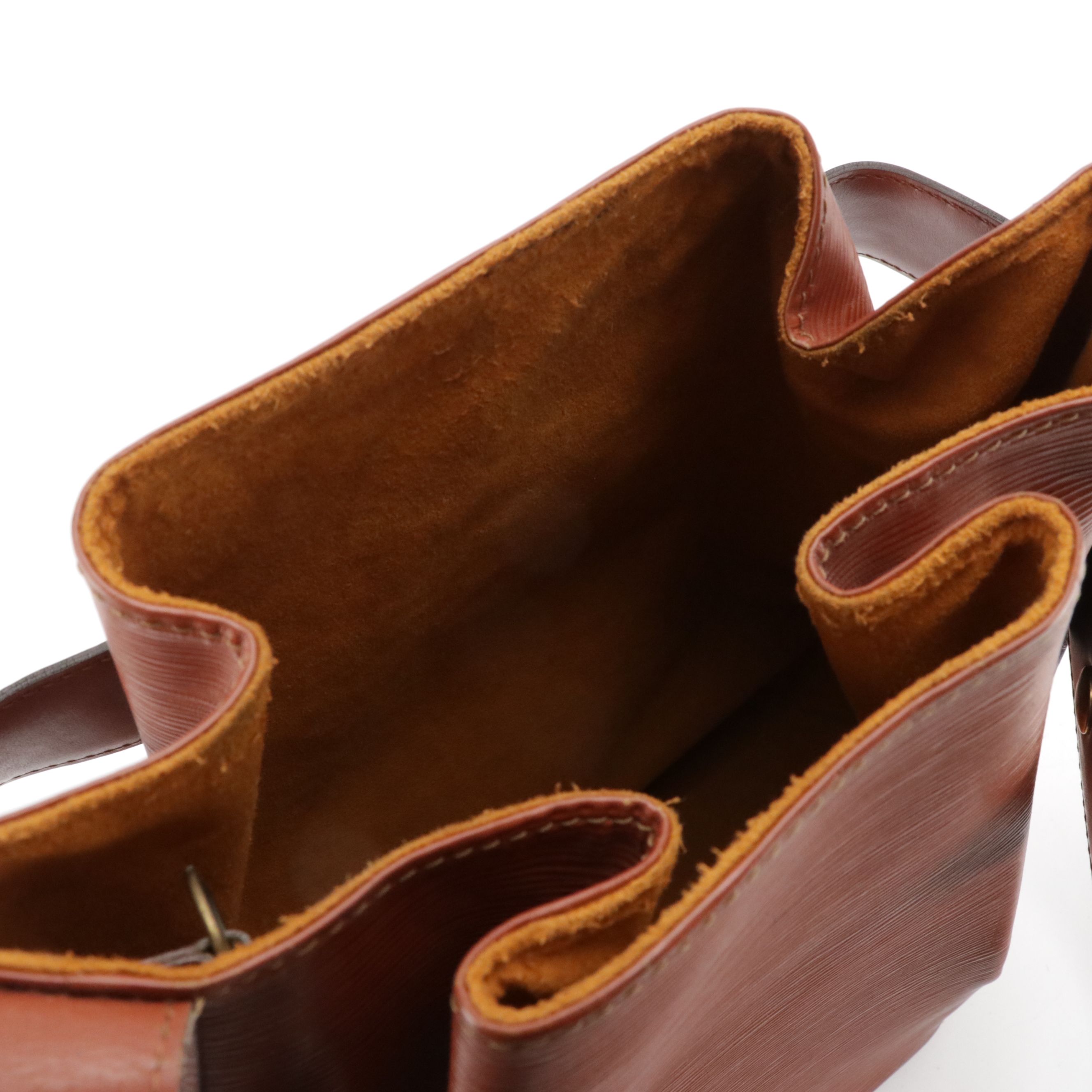 Louis Vuitton Sac D'Epaule GM Bag in Kenyan Fawn Epi and Smooth Leather