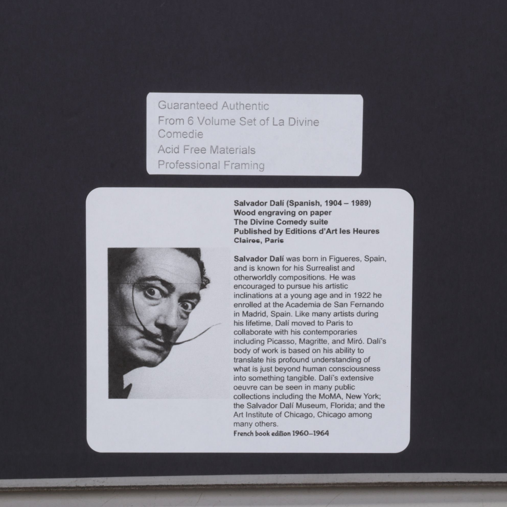 Salvador Dalí Wood Engraving "The Minotaur," 1960 – 1964