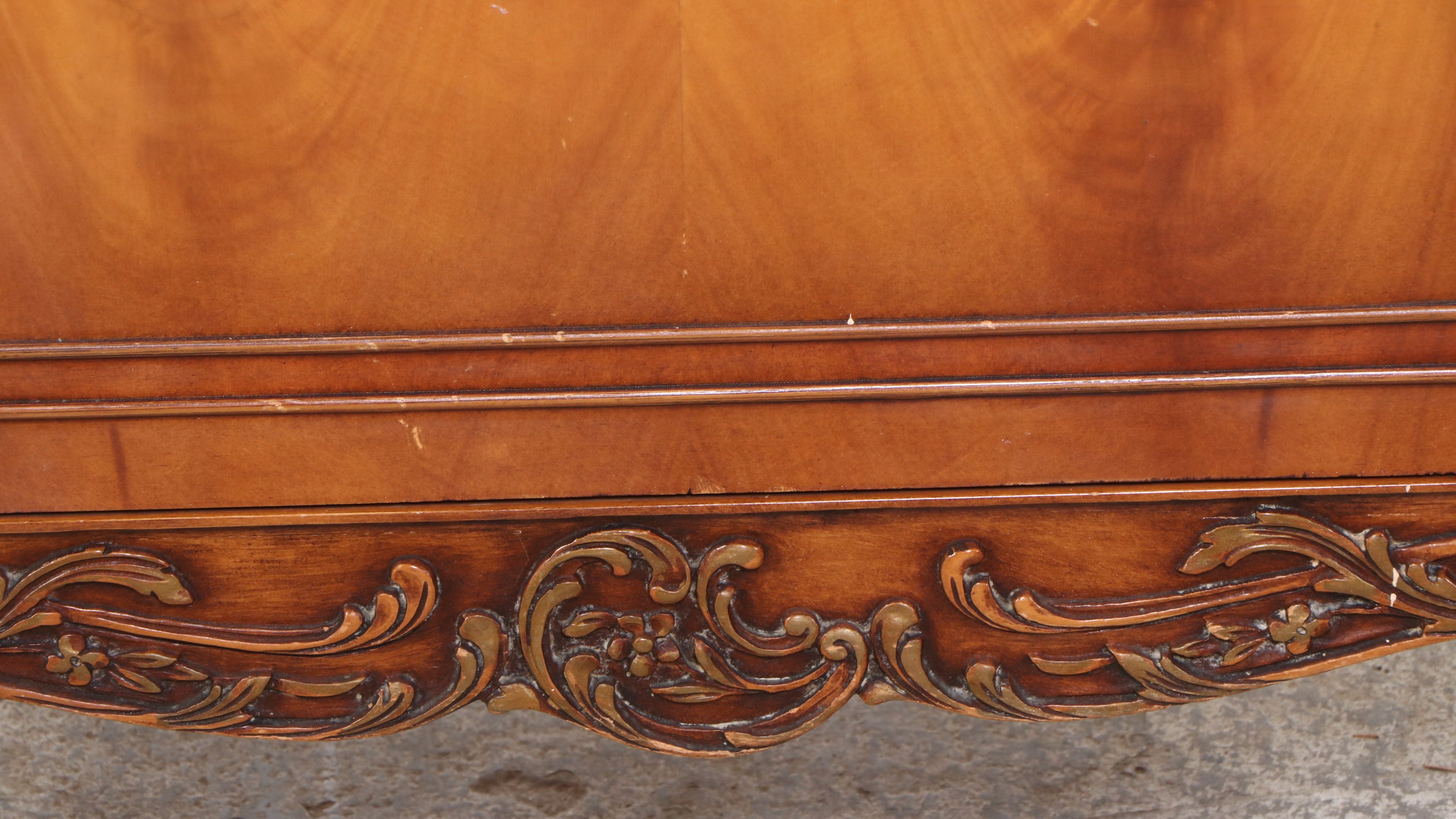Joerns Rococo Style Carved Mahogany Chest of Drawers, Early 20th Century