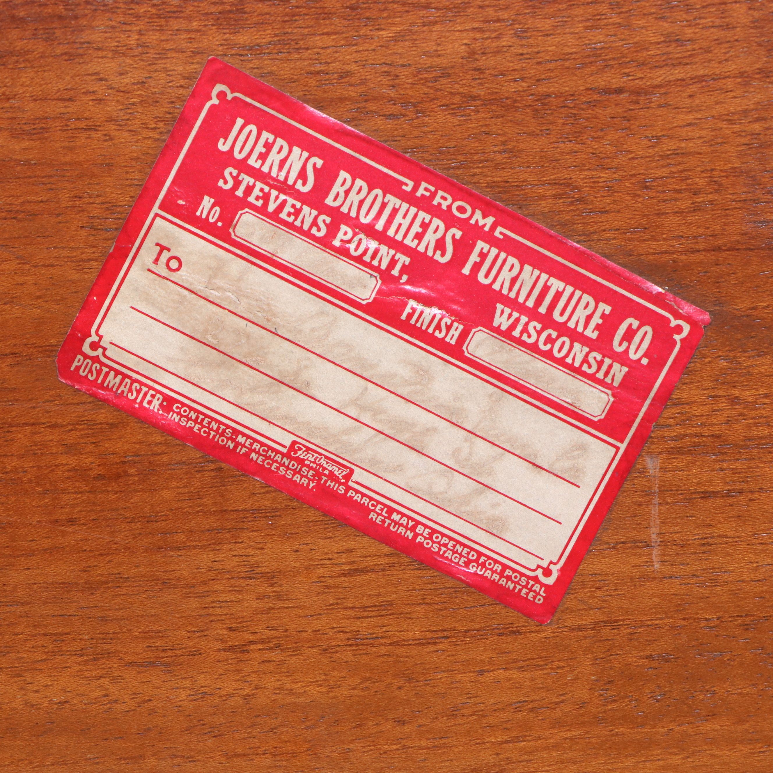 Joerns Rococo Style Carved Mahogany Chest of Drawers, Early 20th Century