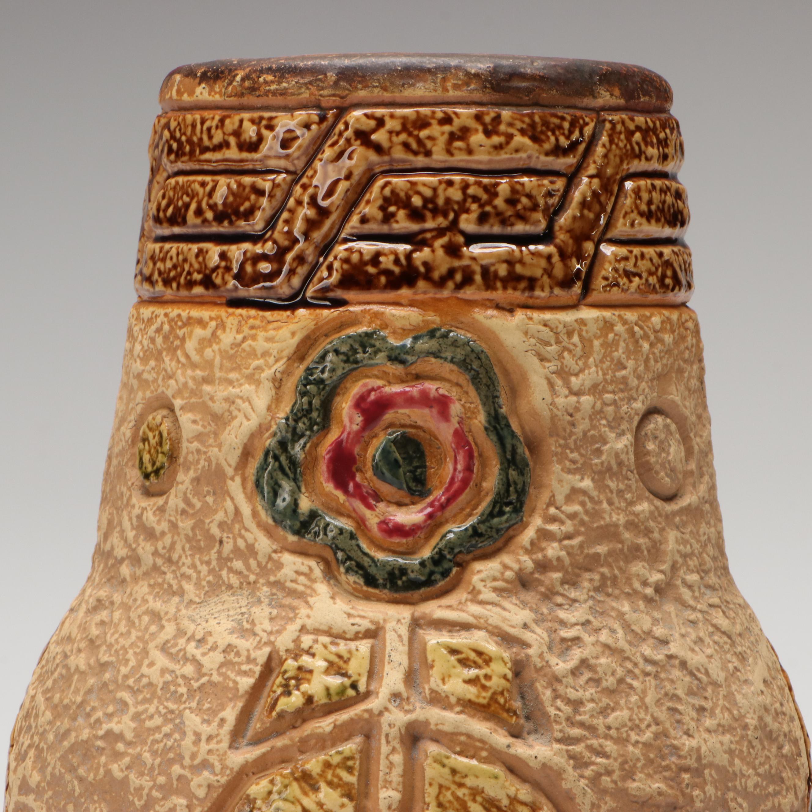 Roseville Pottery "Mostique" Ceramic Vase, 1910s