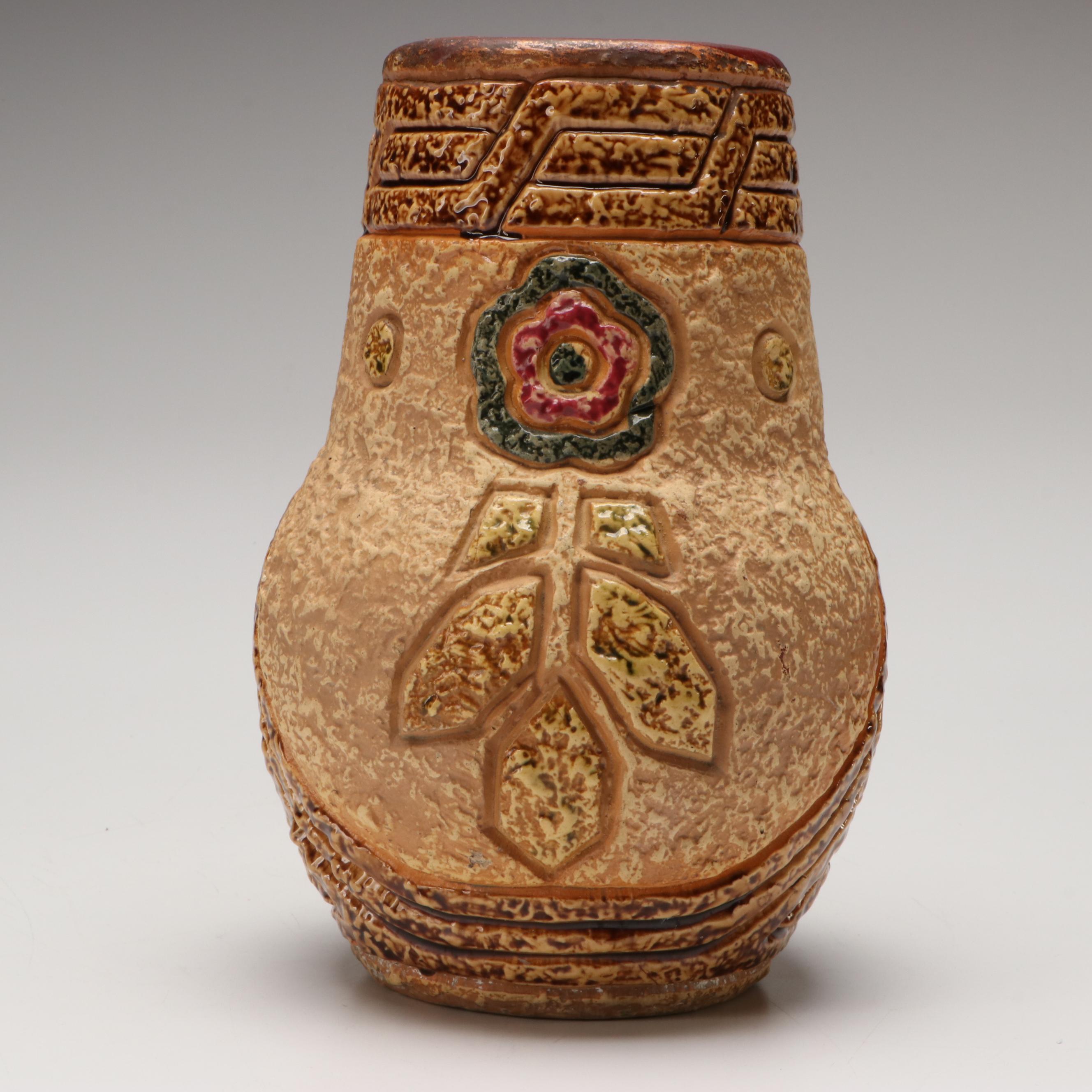 Roseville Pottery "Mostique" Ceramic Vase, 1910s
