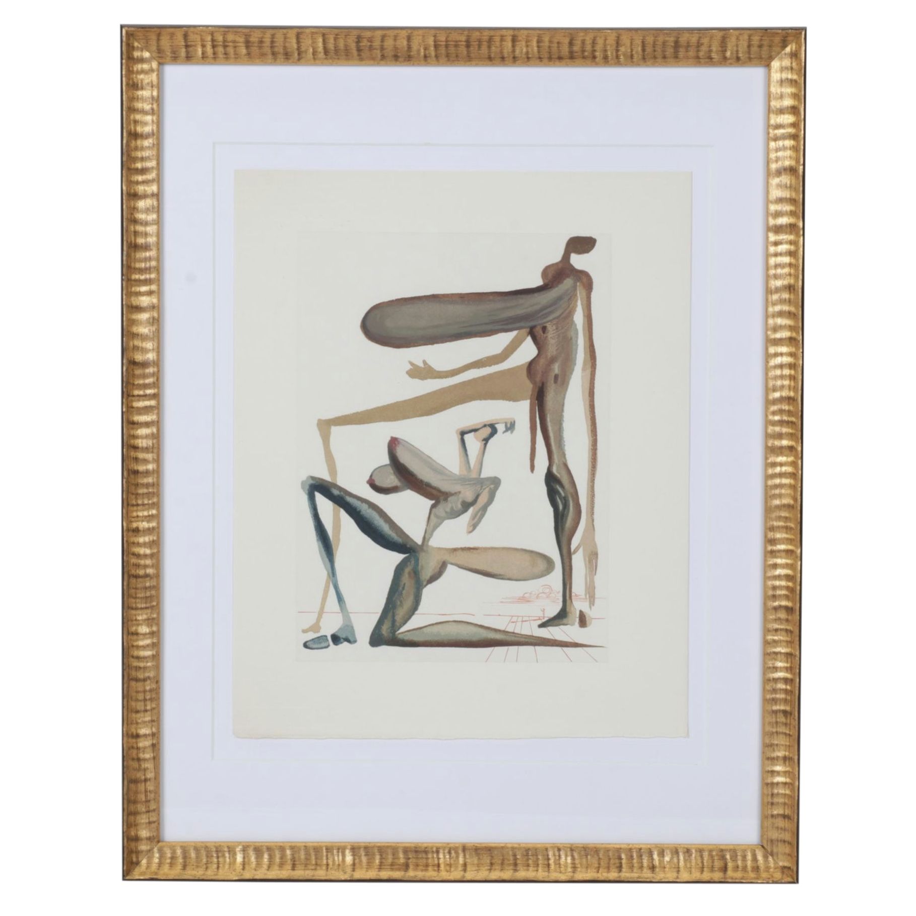 Salvador Dalí Wood Engraving "La Prodigalité"