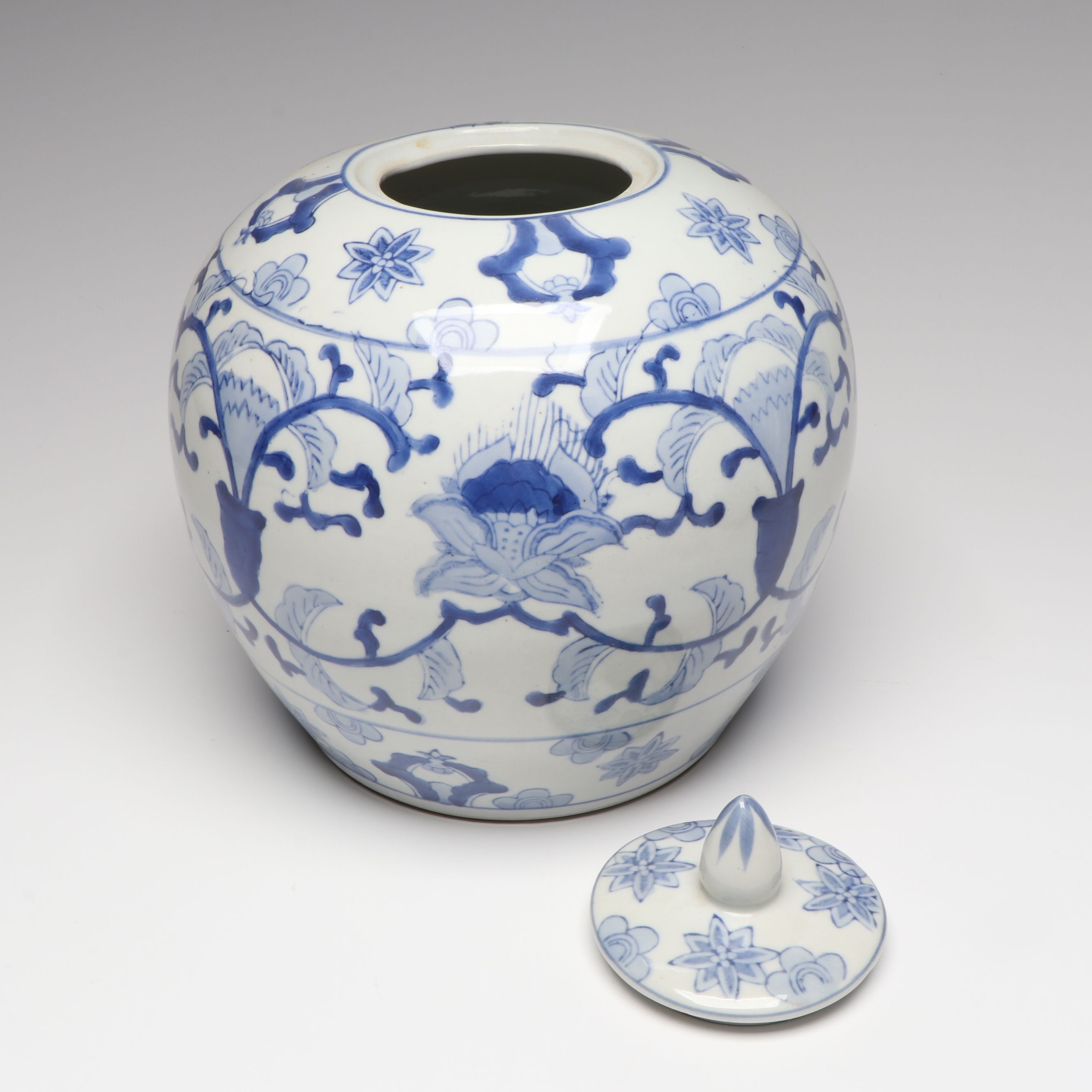 Thomas Till & Sons "Clyde" Plate with Other Blue and White Ceramic Décor