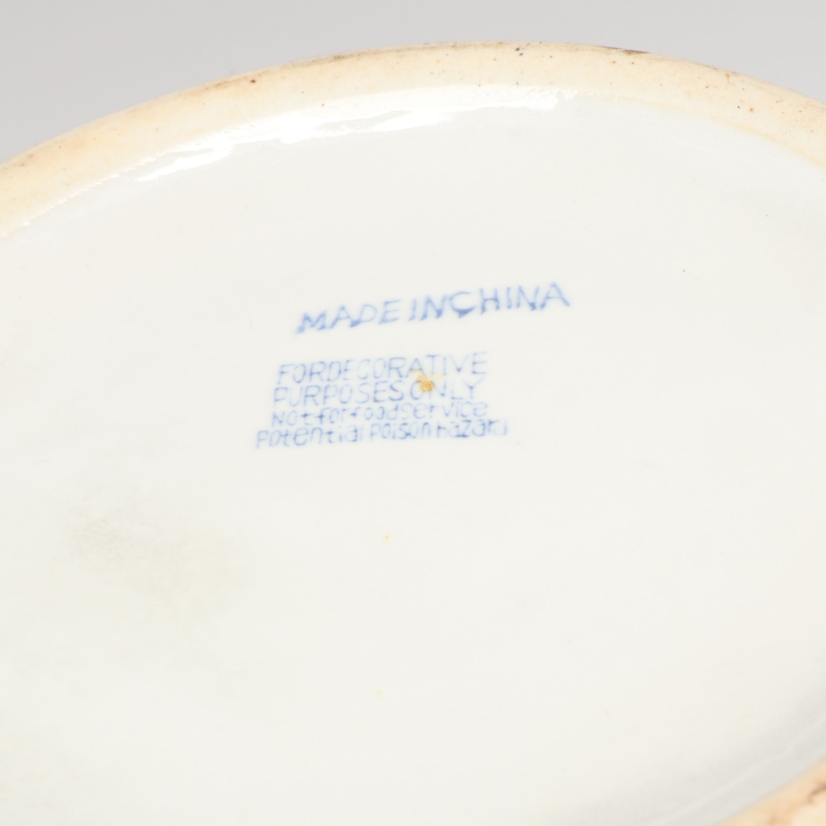 Thomas Till & Sons "Clyde" Plate with Other Blue and White Ceramic Décor